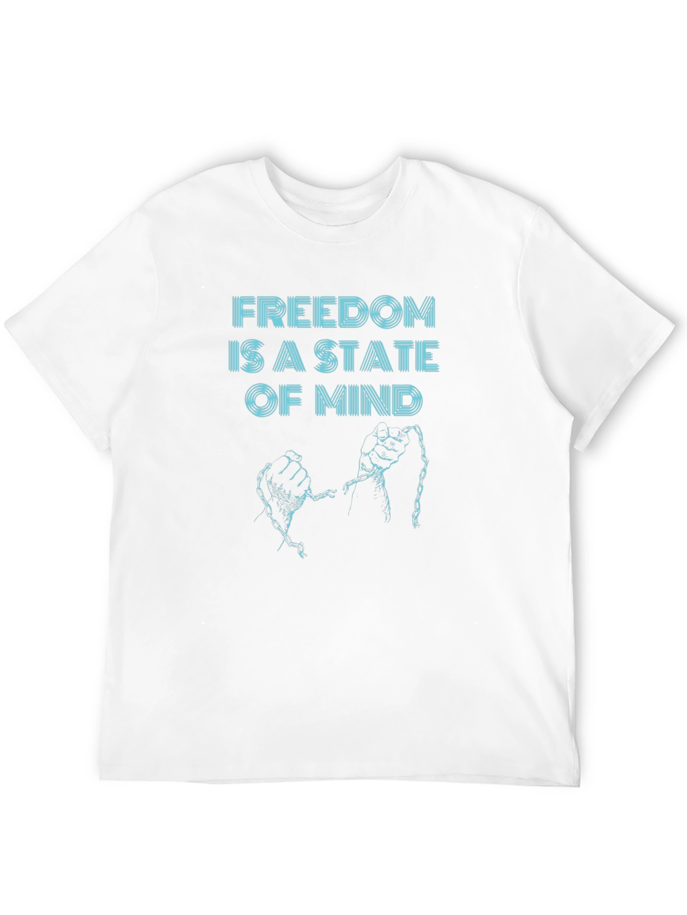Black Freedom State of Mind Graphic Tee - Black view 12