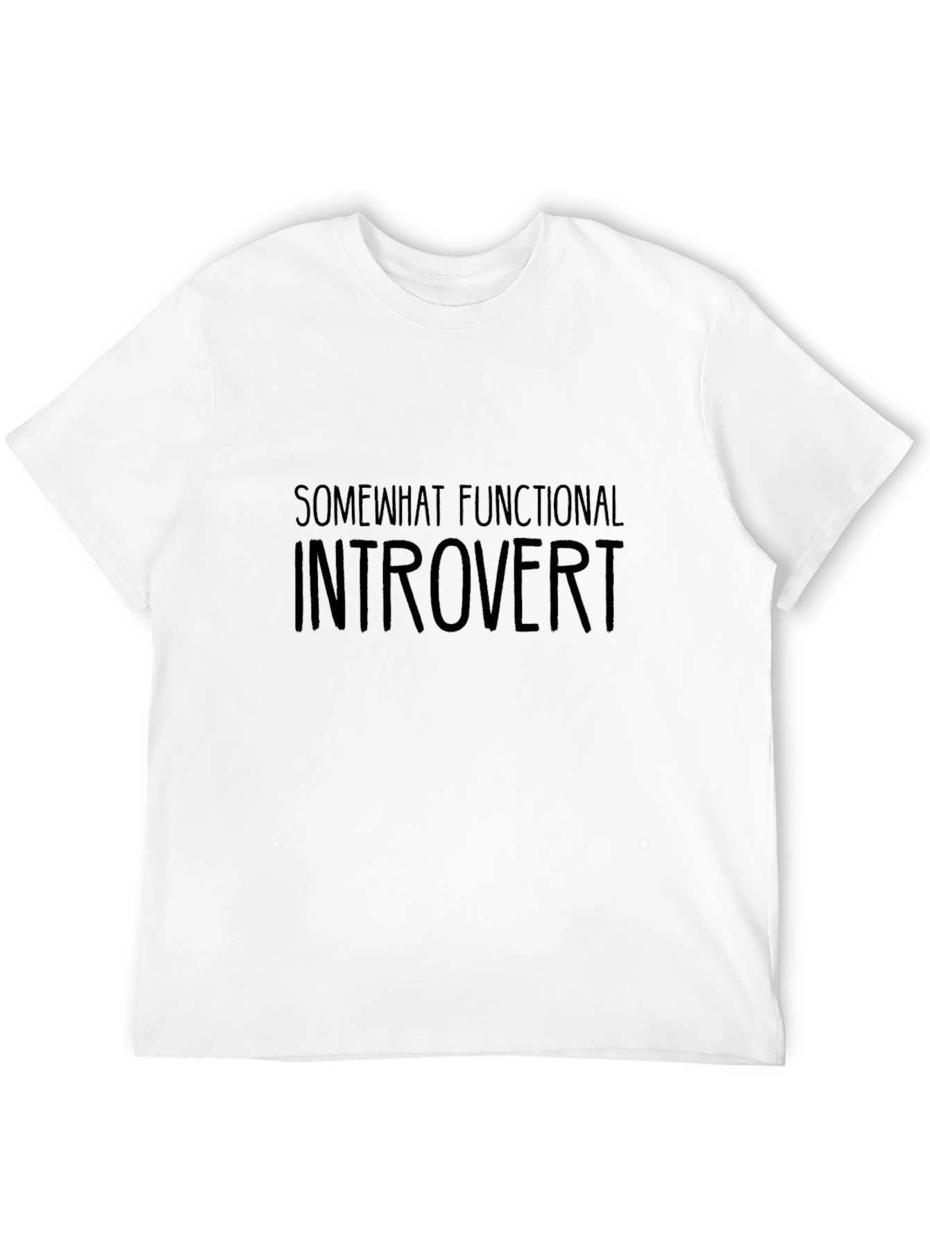 Black Introvert T-Shirt: Somewhat Functional Graphic Tee view 12