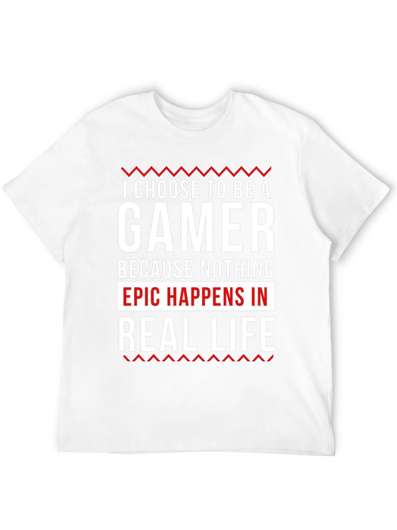 Black Gamer T-Shirt - Epic Happens Here! view 12