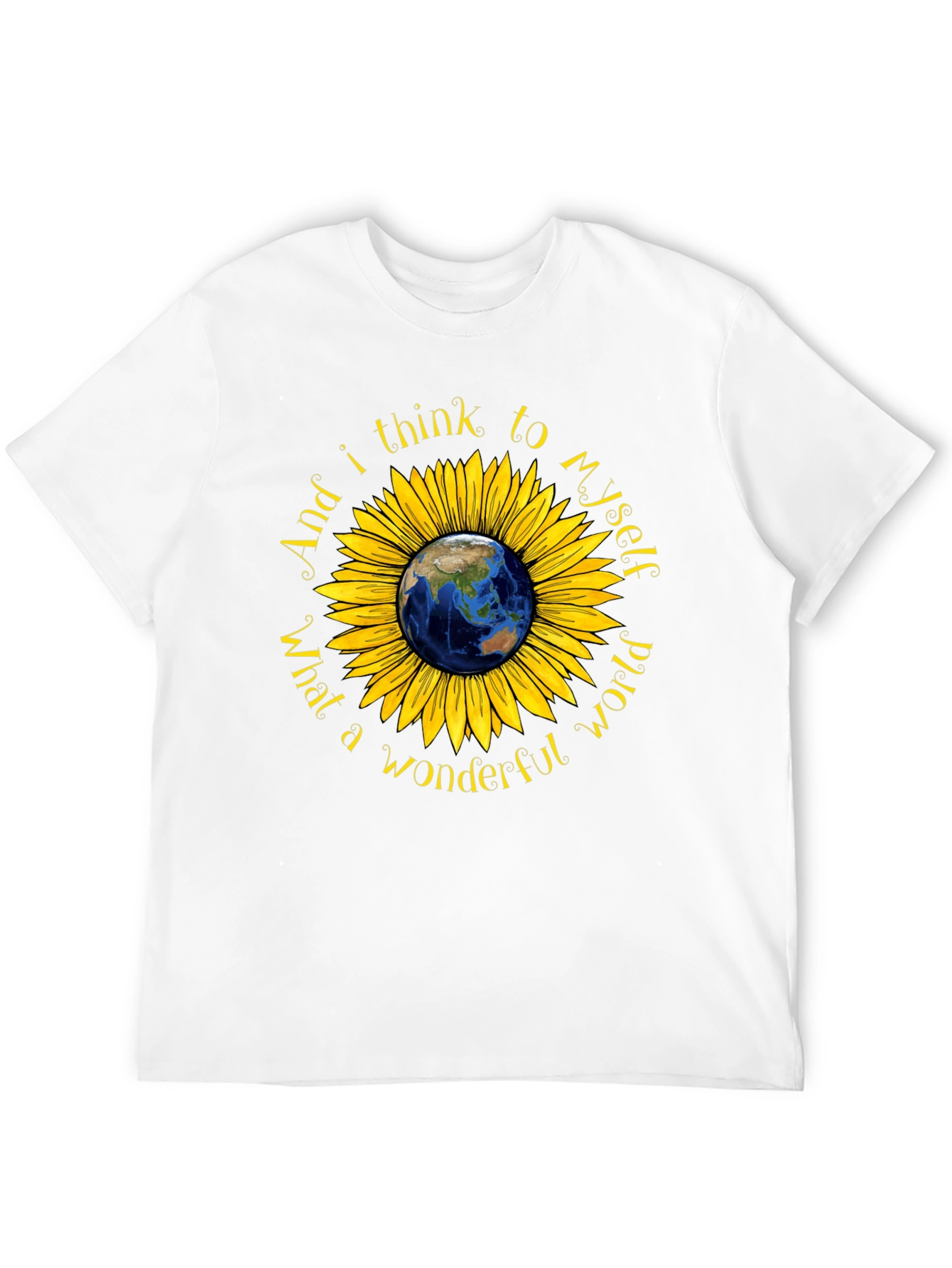 Black Wonderful World Graphic Tee view 12