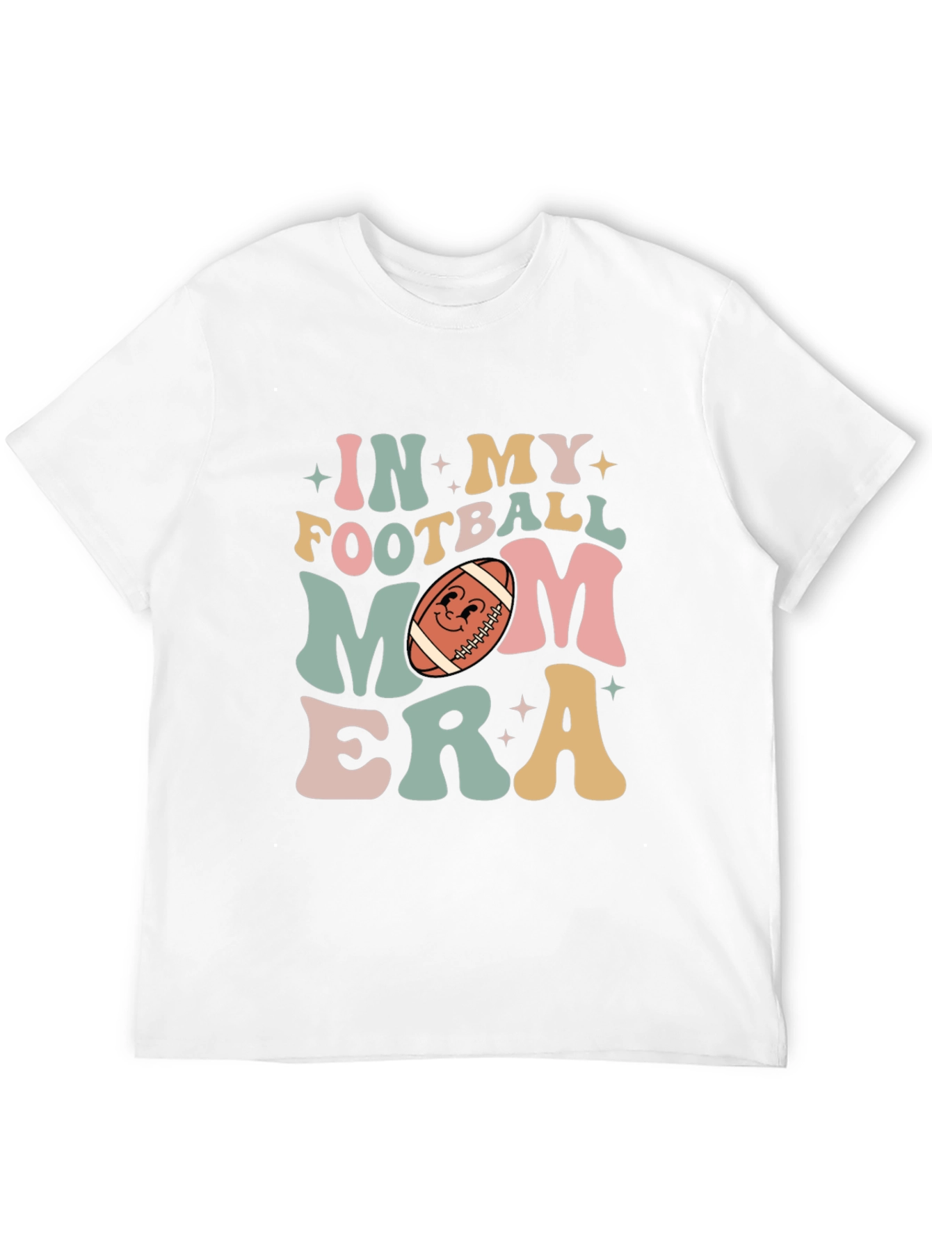 Black Football Mom Era T-Shirt view 12