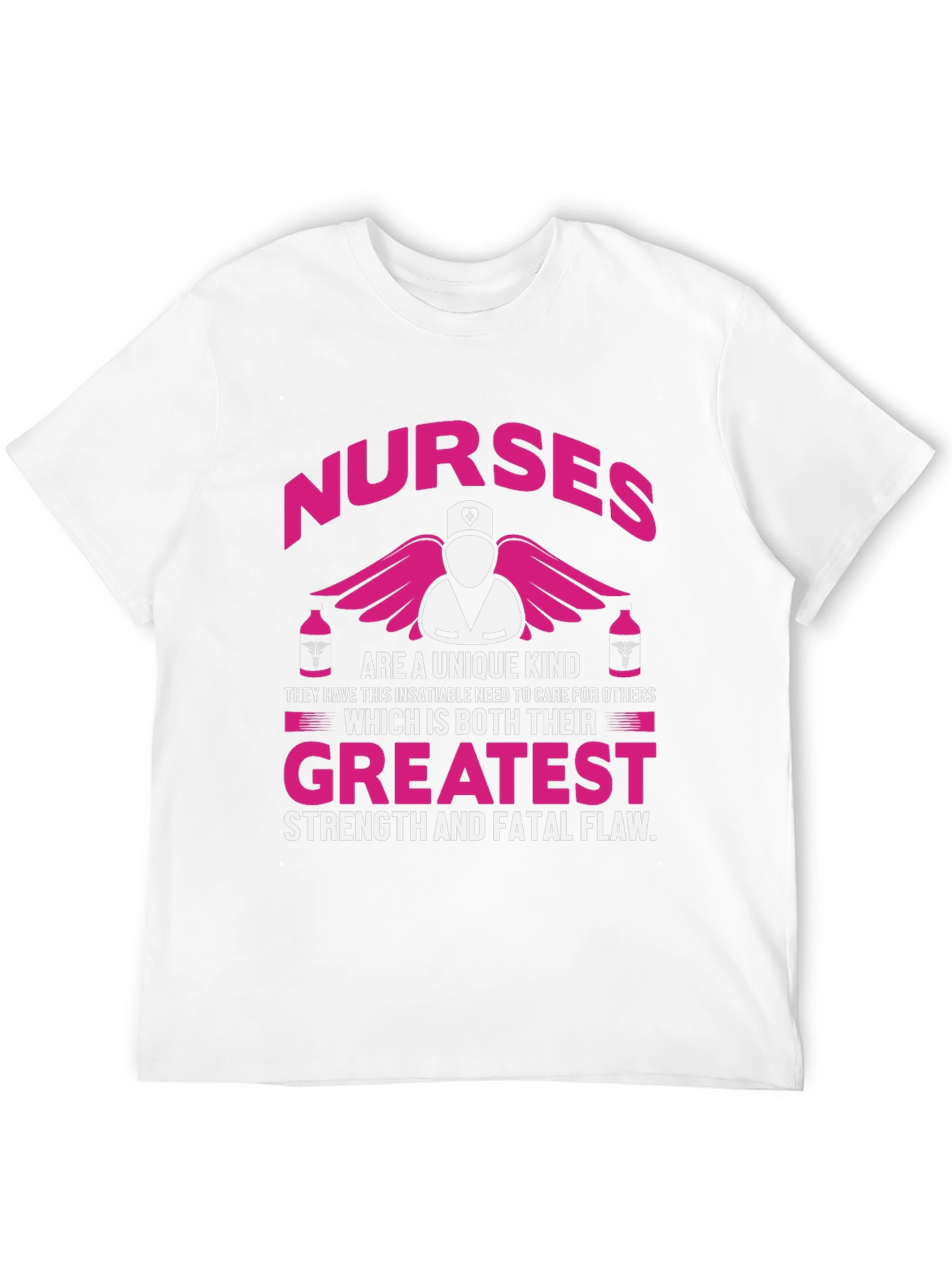 Black Nurses Unique Kind T-Shirt - Pink Graphic Tee view 12