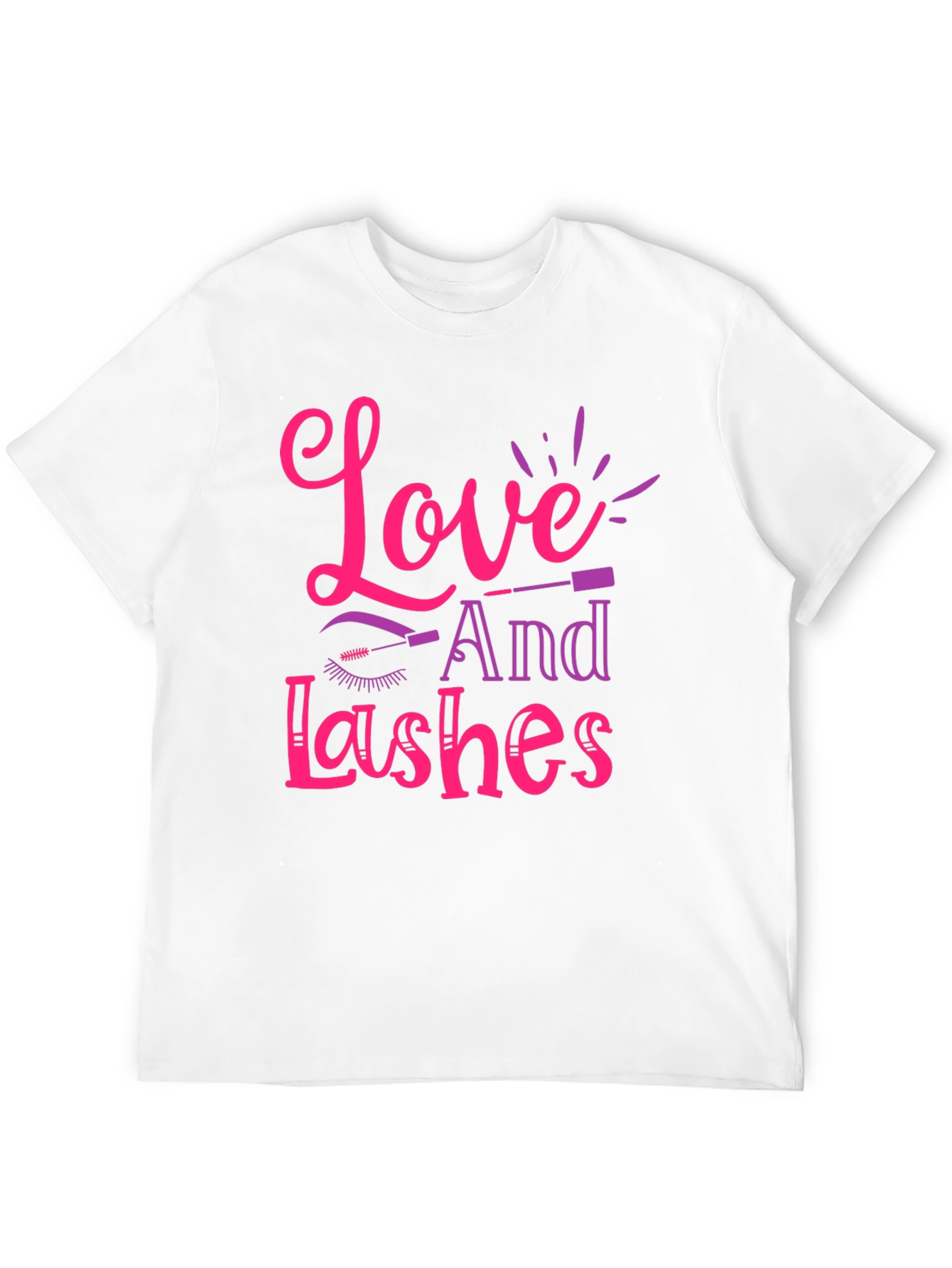 Black Love and Lashes Graphic Tee view 12