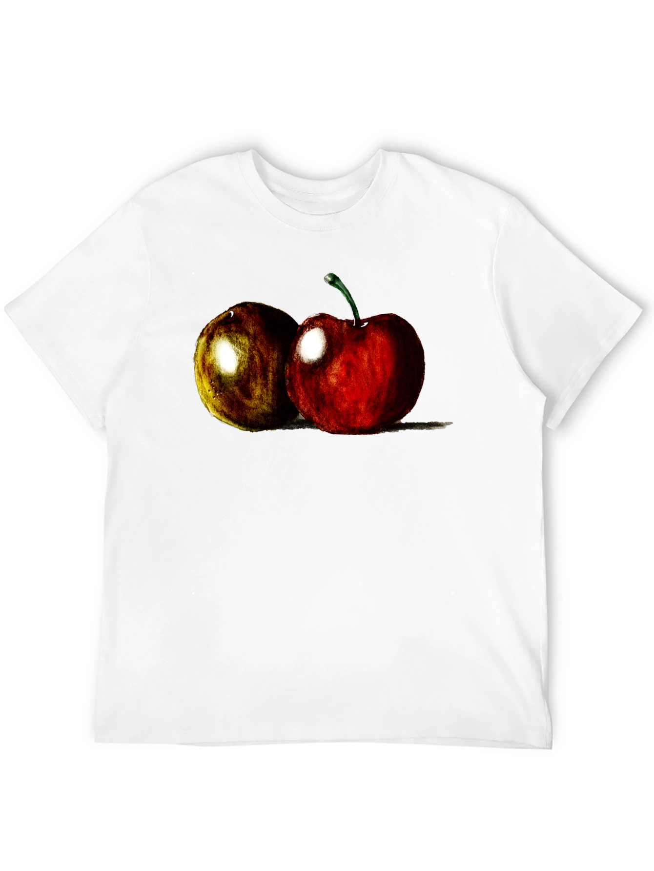 Black Cherry Fruit Graphic Tee - Soft Cotton Blend view 12