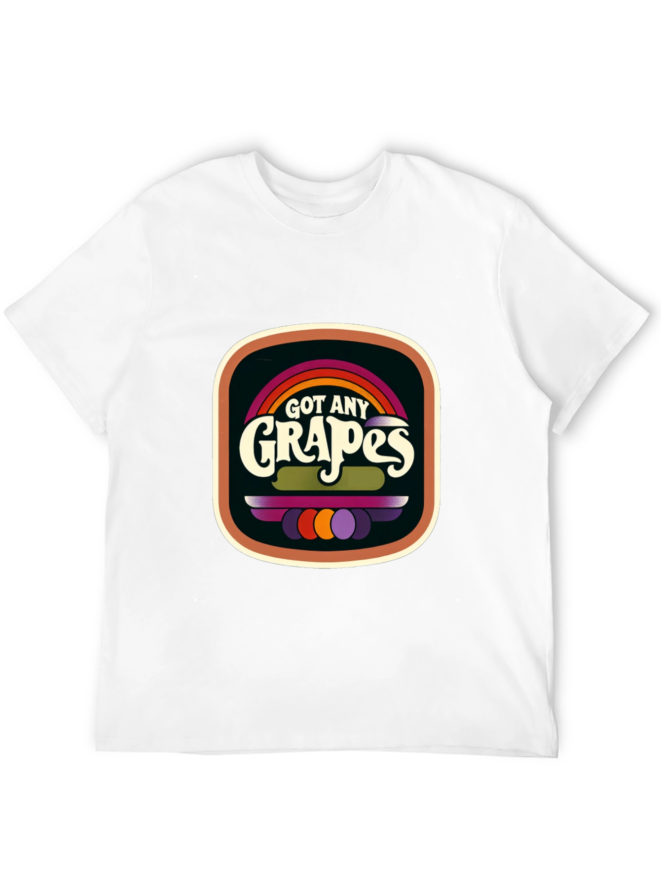 Black Got Any Grapes T-Shirt - Retro Graphic Tee view 12