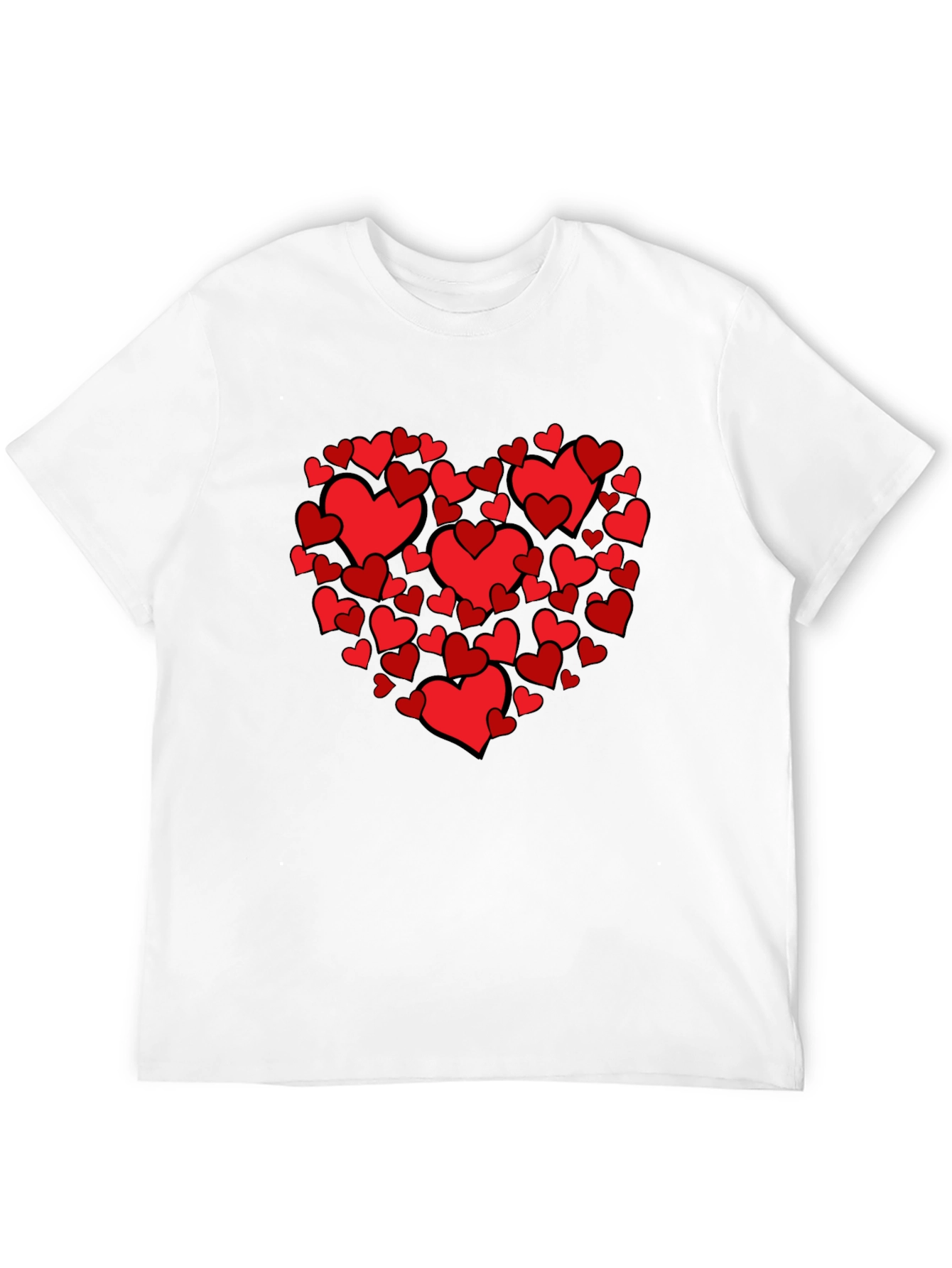 Black Heart Full of Love T-Shirt view 12