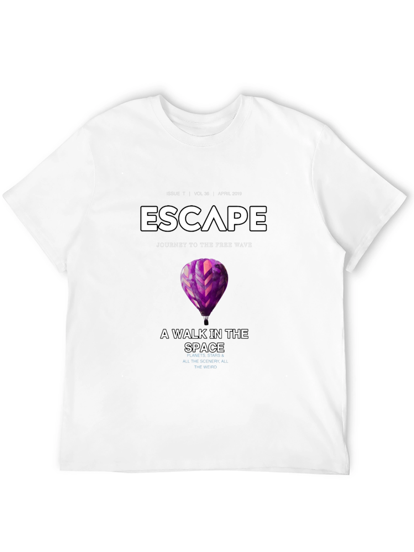 Black Escape Black Graphic T-Shirt view 12