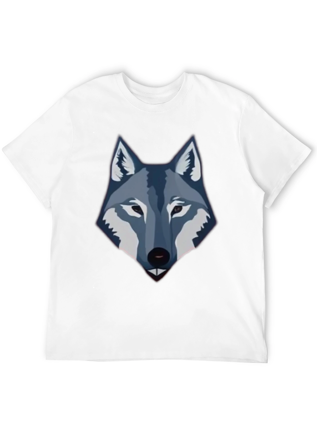 Black Men's Black Wolf Graphic Tee view 12