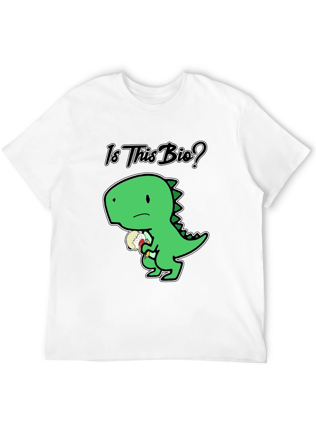 Black Is This Bio? Dinosaur T-Shirt view 12