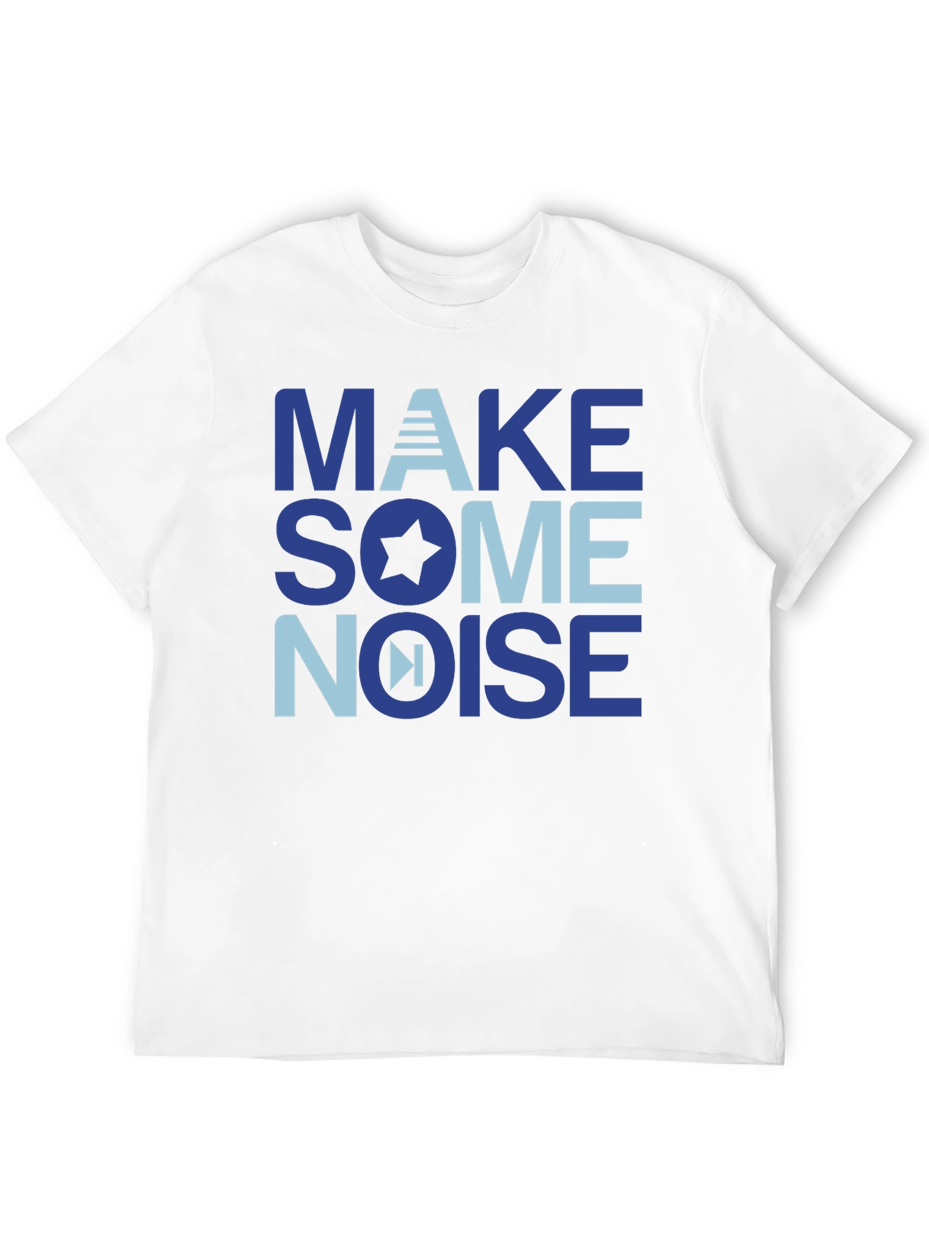 Black Make Some Noise Graphic T-Shirt - Soft Cotton Blend view 12