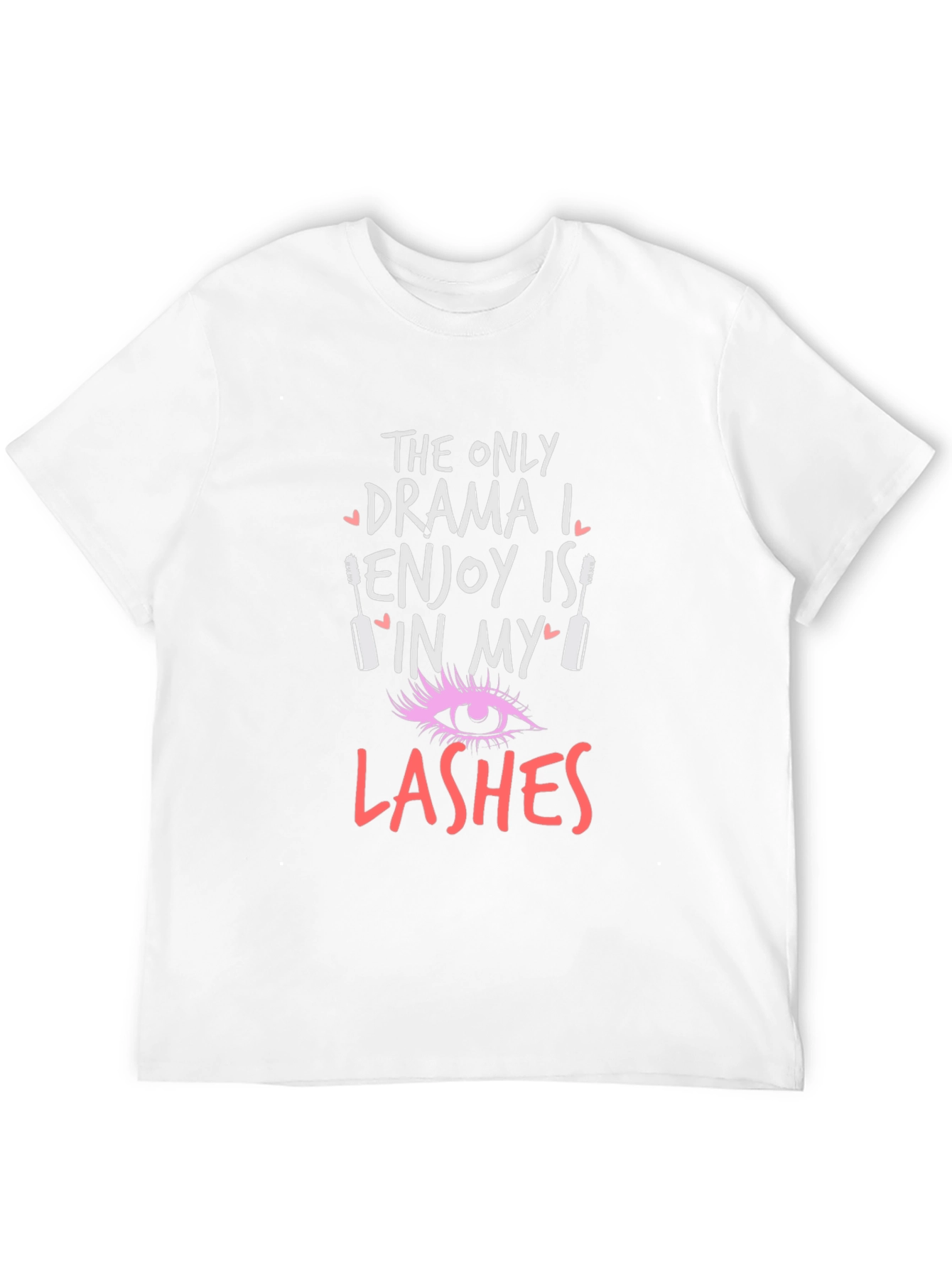 Black Drama Lashes Graphic Tee - Stylish & Comfy Cotton T-Shirt view 12