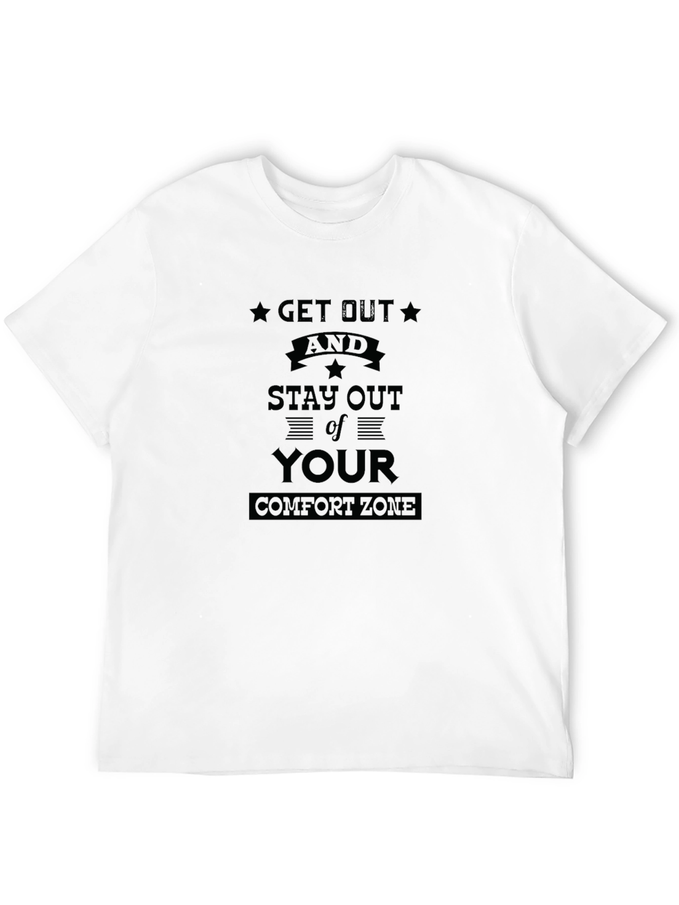 Black Comfort Zone Graphic Tee view 12