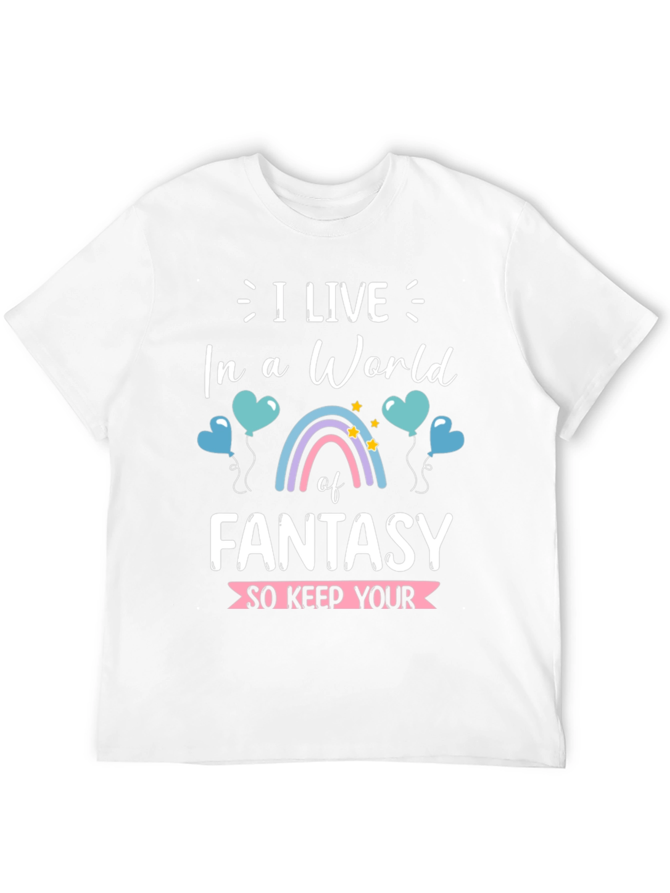 Black Fantasy World T-Shirt - Live Your Dream view 12