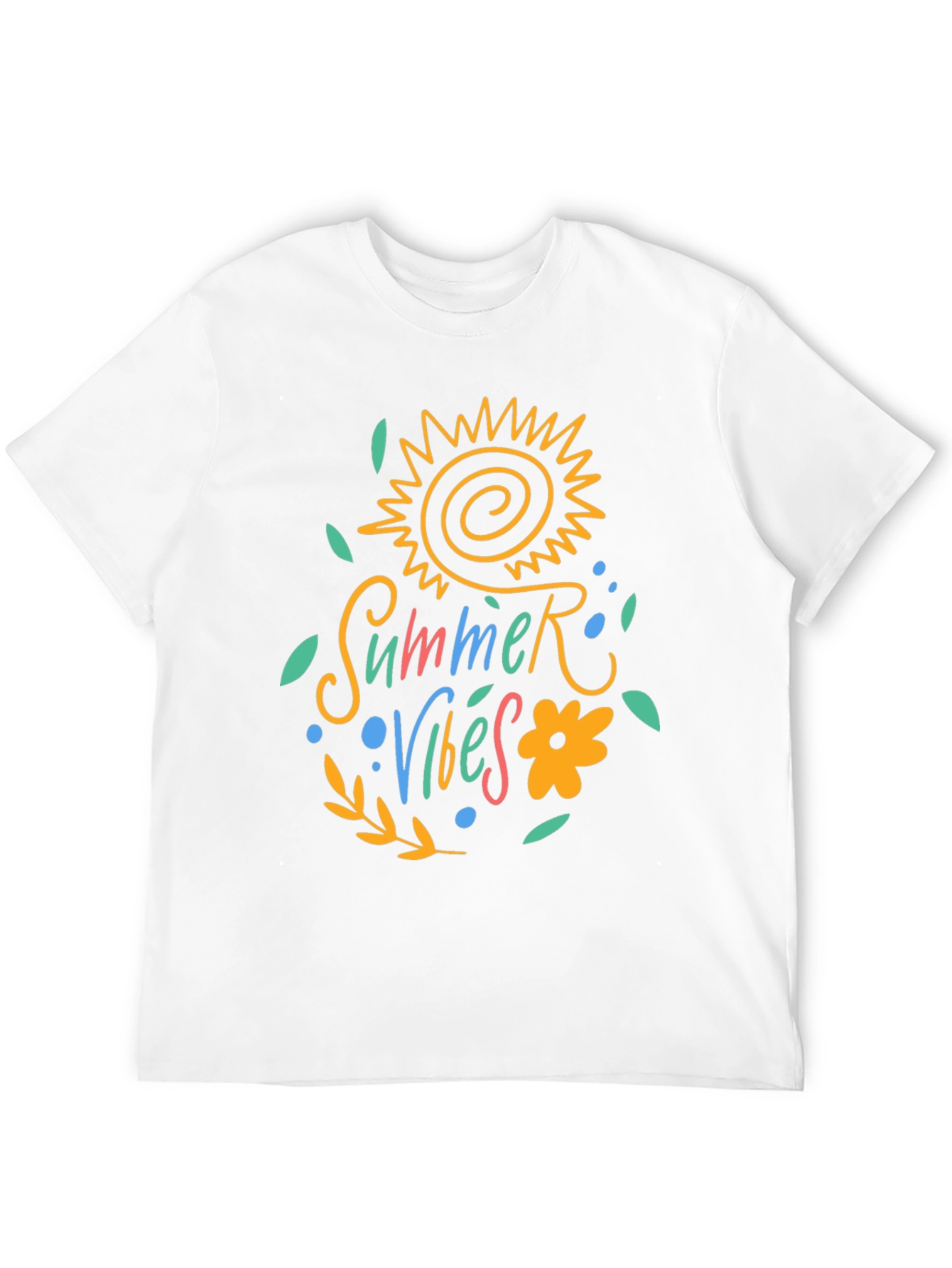 Black Summer Vibes Graphic Tee - Black view 12