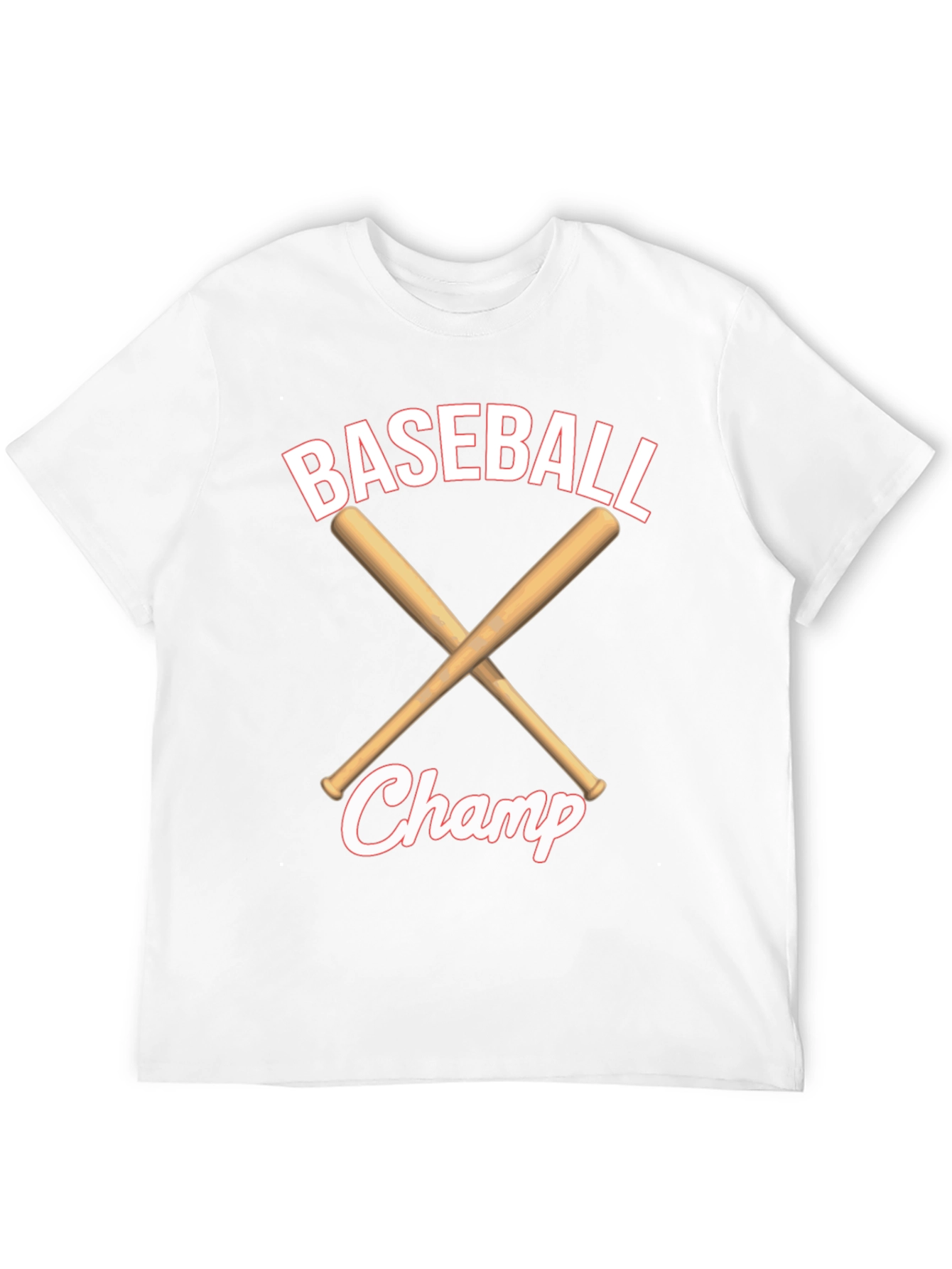 Black Baseball Champ Graphic T-Shirt view 12