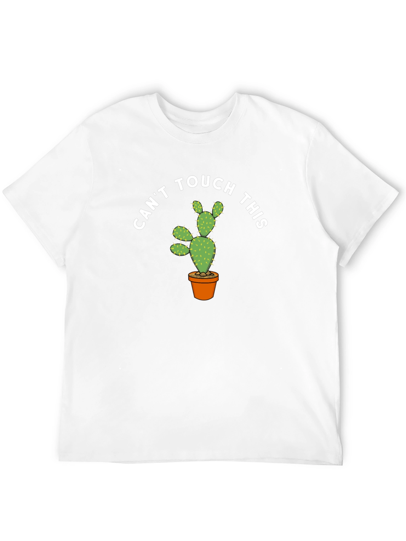 Black Funny Cactus Graphic T-Shirt - Can't Touch This view 12