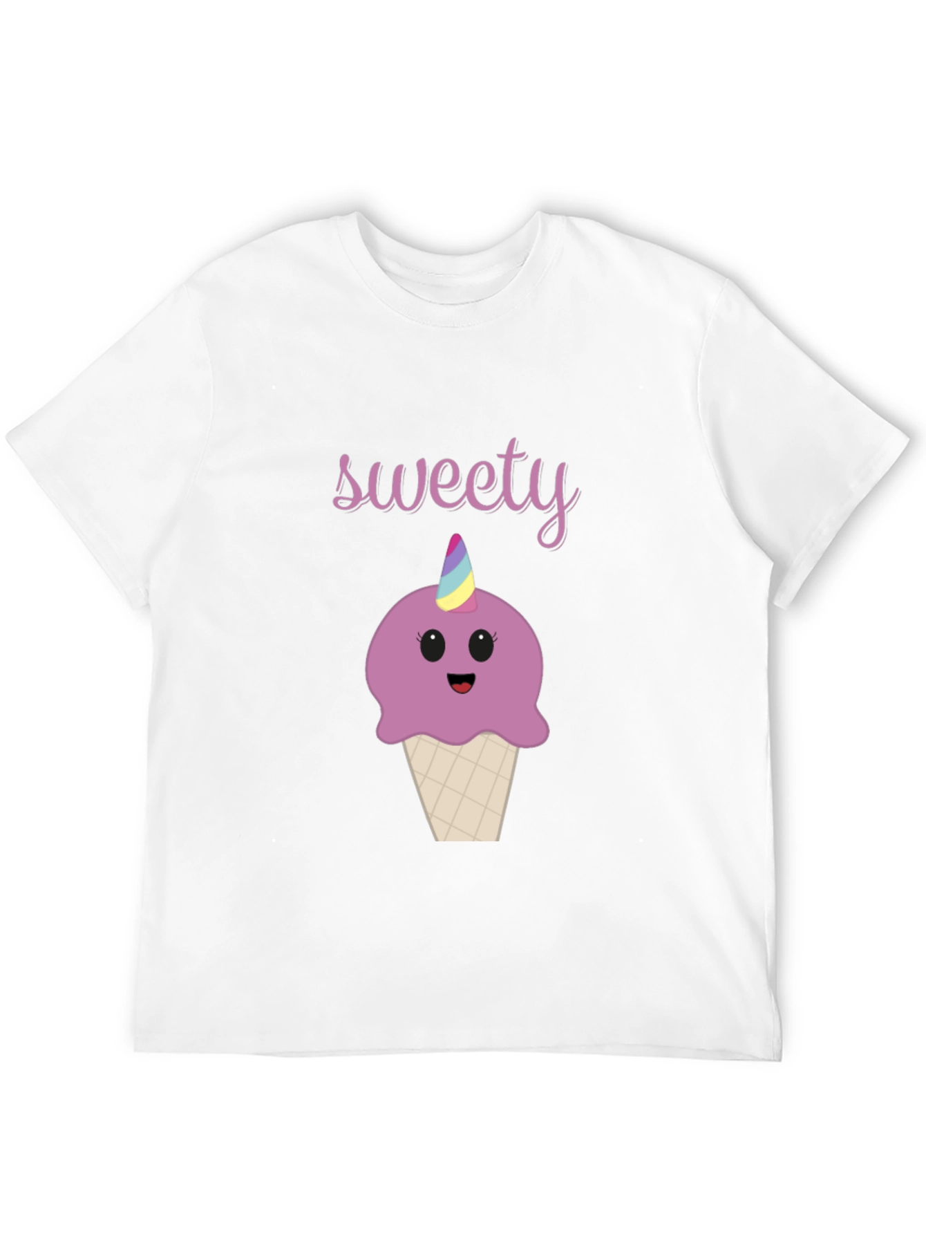 Black Sweet Unicorn Cupcake T-Shirt - Fun Graphic Tee view 12