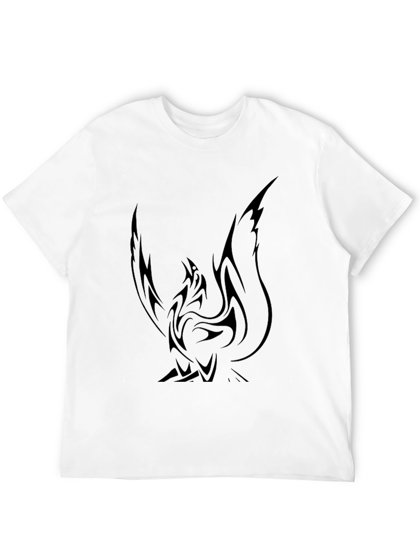 Black Phoenix Graphic Tee - Black T-Shirt for Men view 12