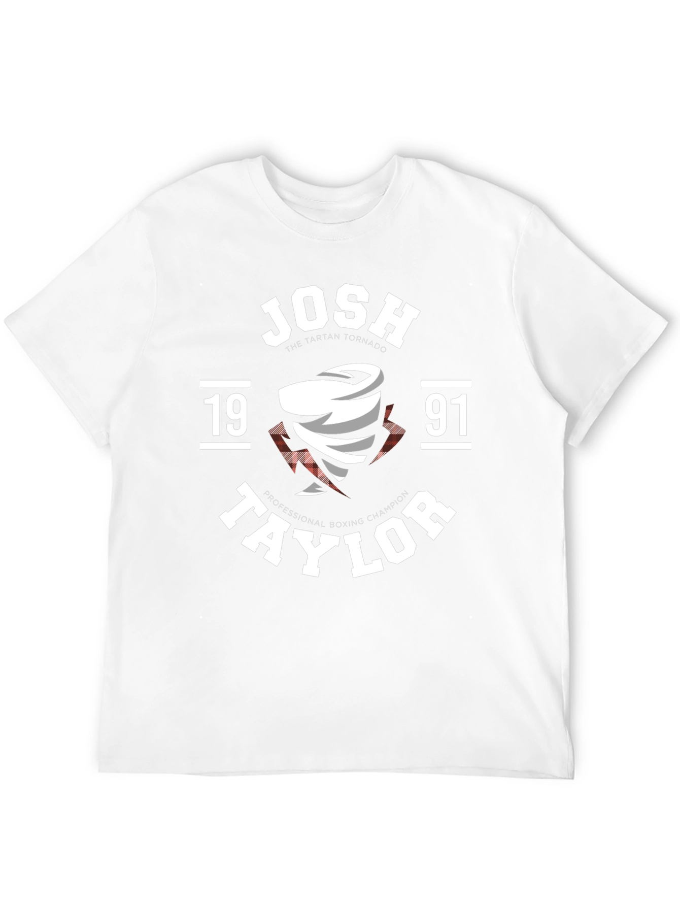 Black Josh Taylor Tartan Tornado T-Shirt view 12
