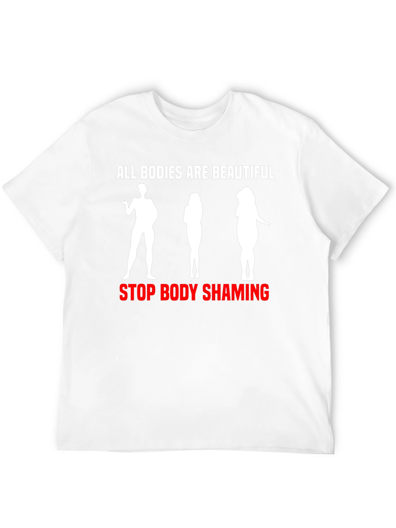 Black All Bodies are Beautiful Graphic Tee view 12