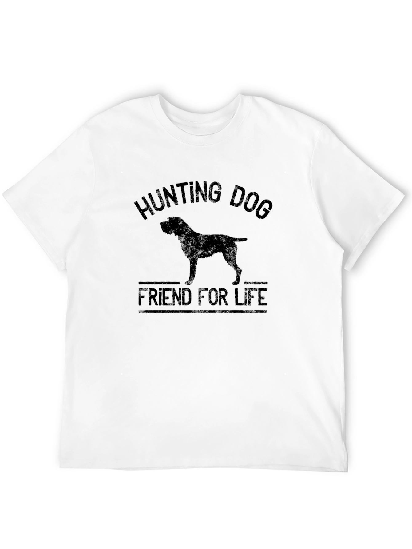 Black Hunting Dog Friend For Life T-Shirt view 12
