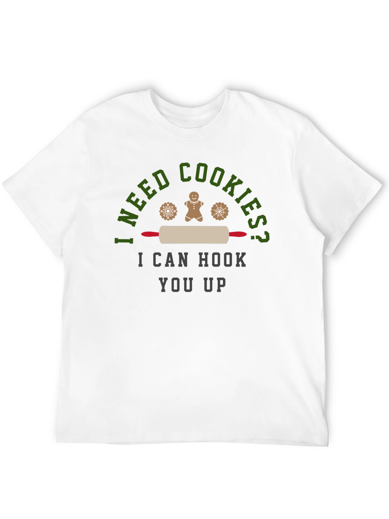 Black I Need Cookies? Graphic Tee view 12