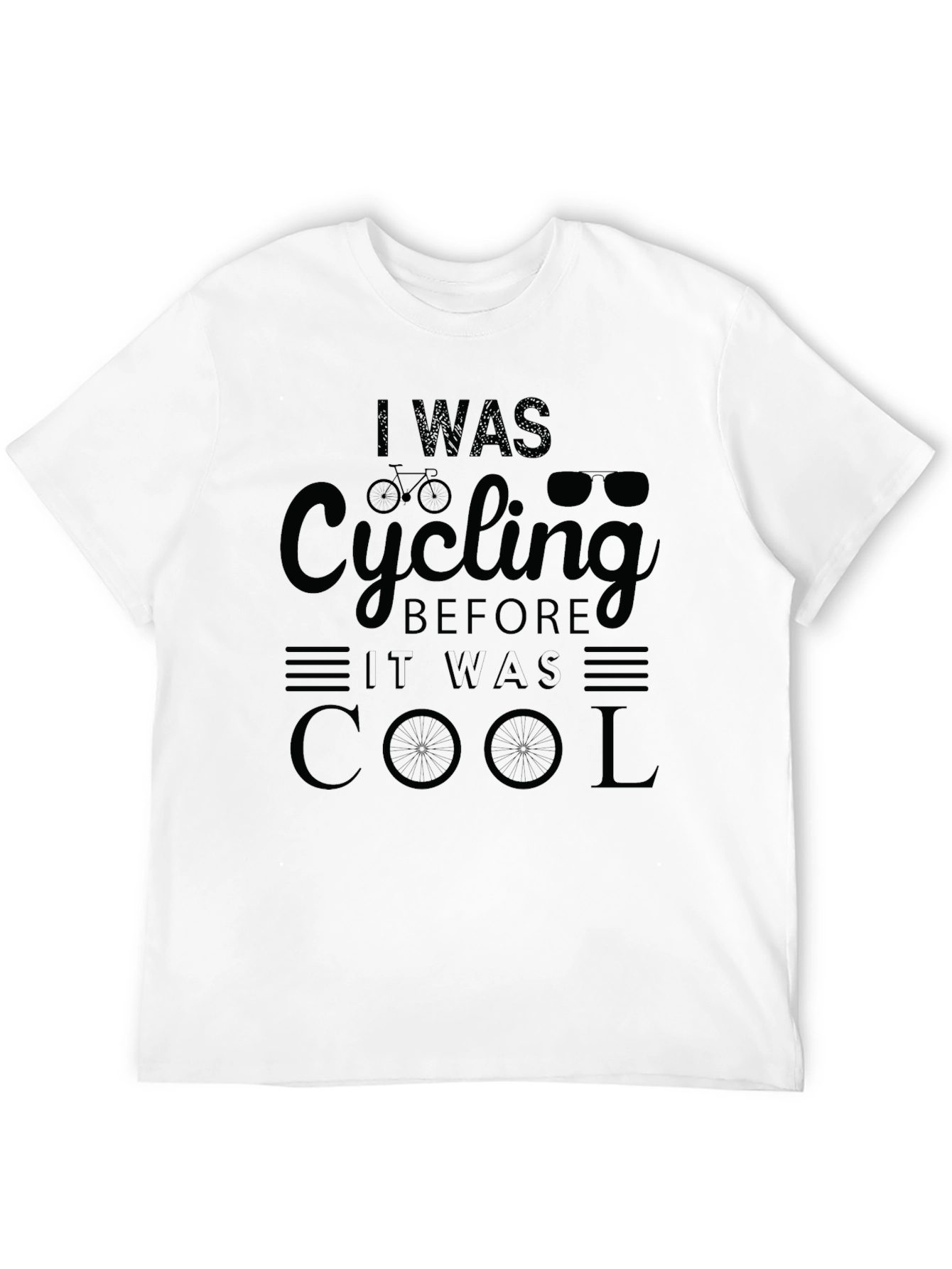 Black Cool Cycling T-Shirt for Cyclists view 12