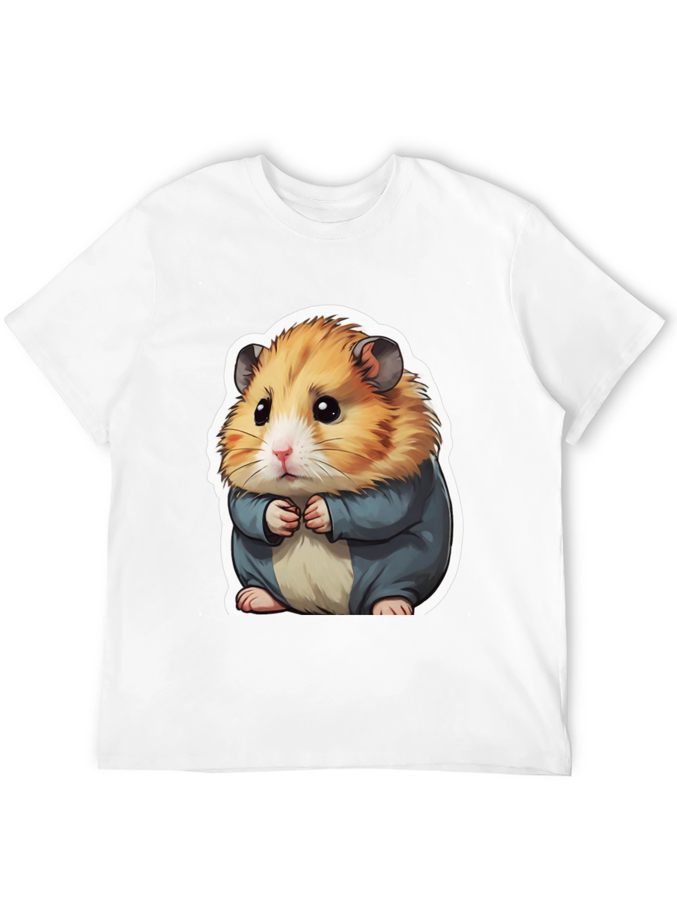 Black Cute Hamster Graphic Tee - Soft & Stylish view 12