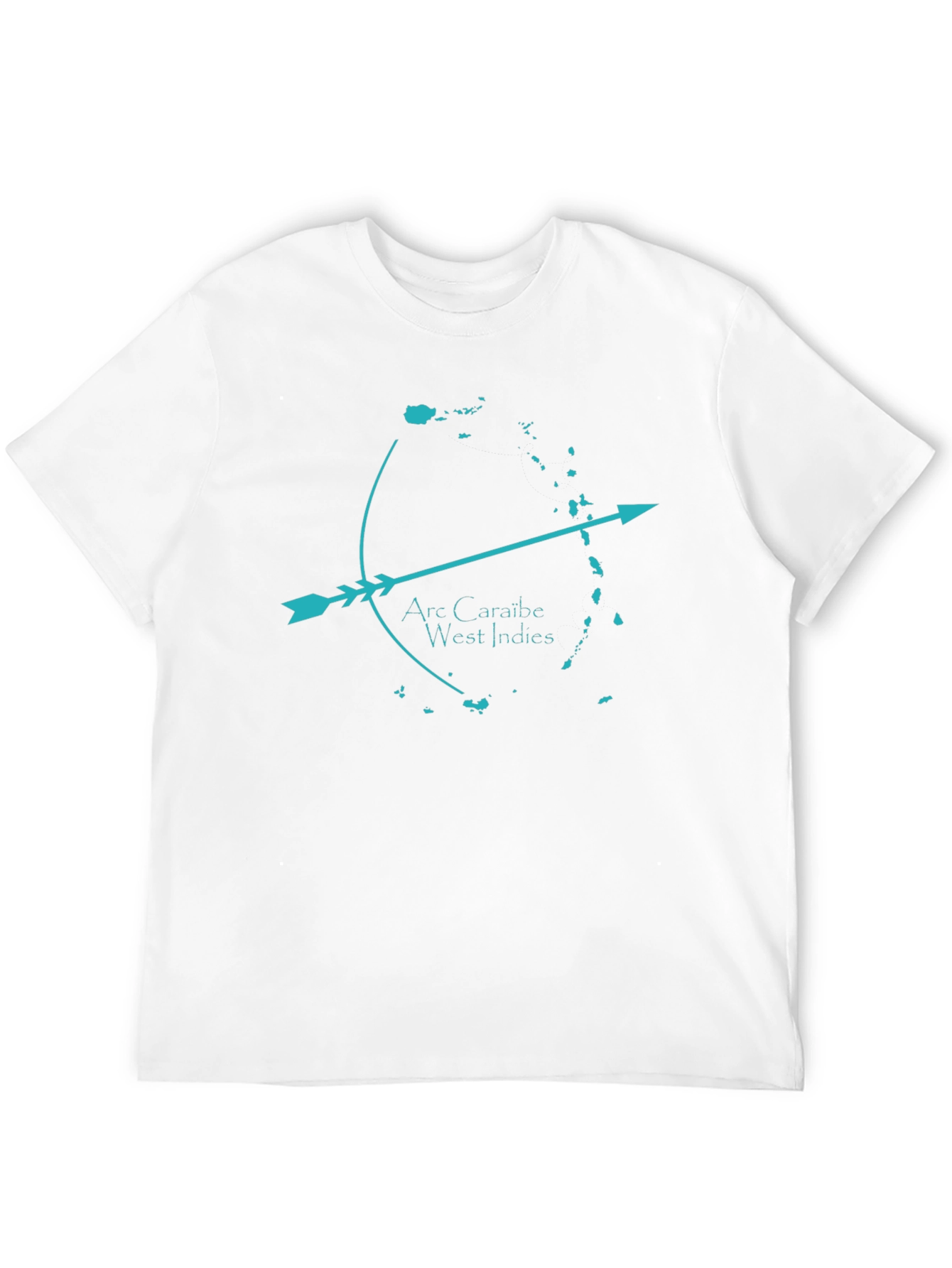 Black Caribbean Islands Bow & Arrow Graphic Tee view 12