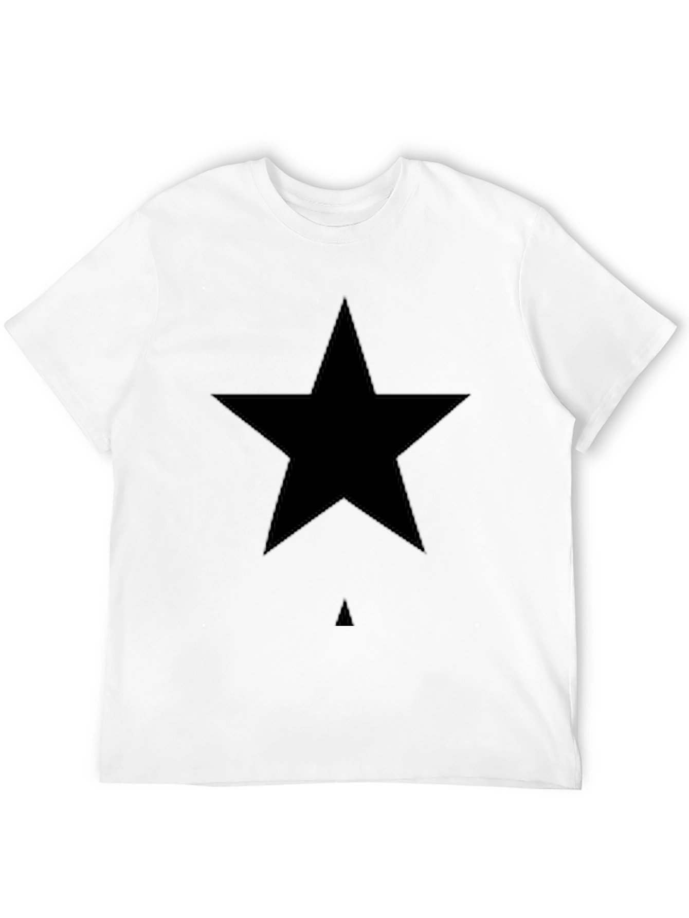 Black Black Star Graphic Tee - Modern Minimalist Design view 12