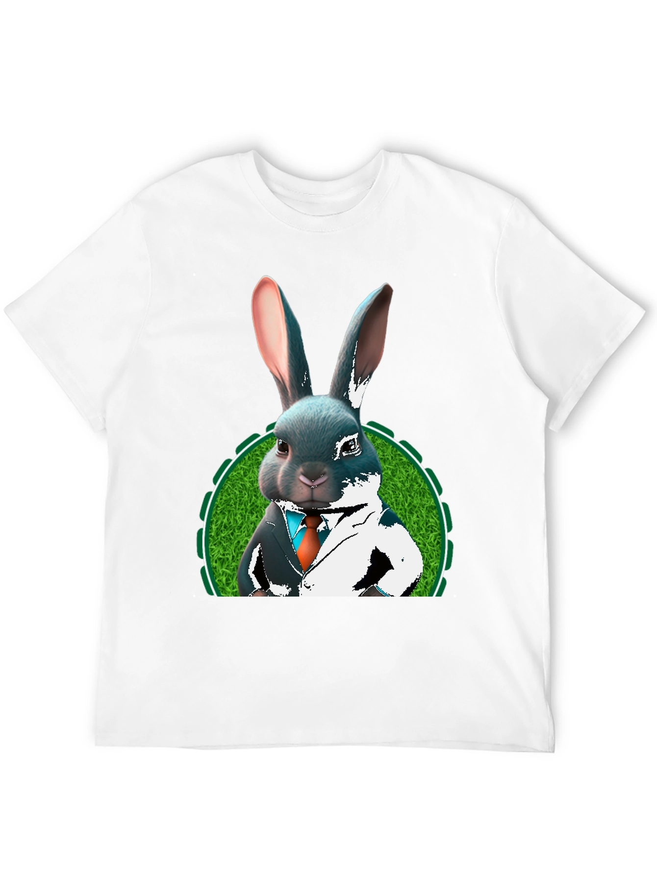 Black Sophisticated Rabbit T-Shirt - Black view 12