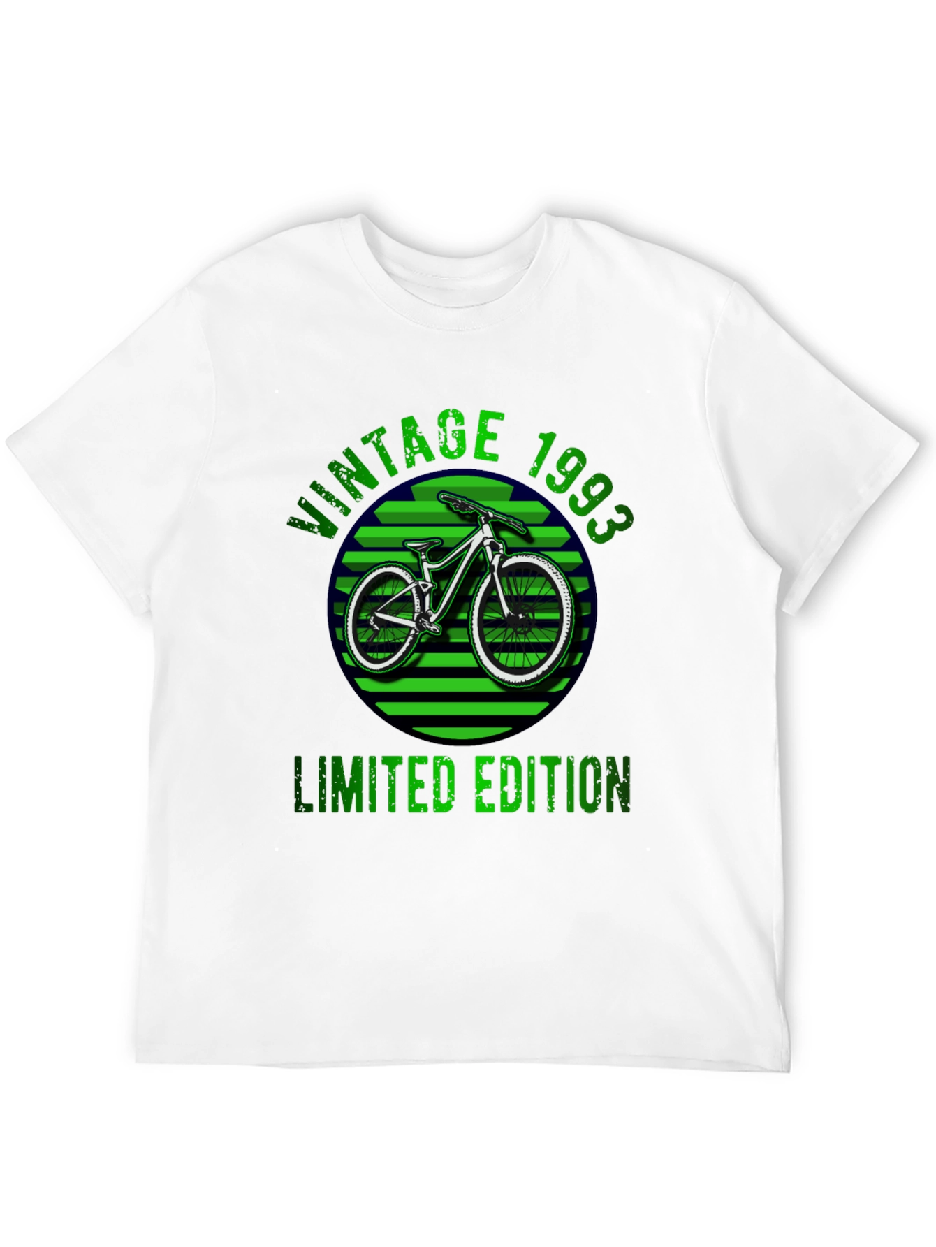 Black Vintage 1993 Limited Edition Bicycle Graphic T-Shirt view 12