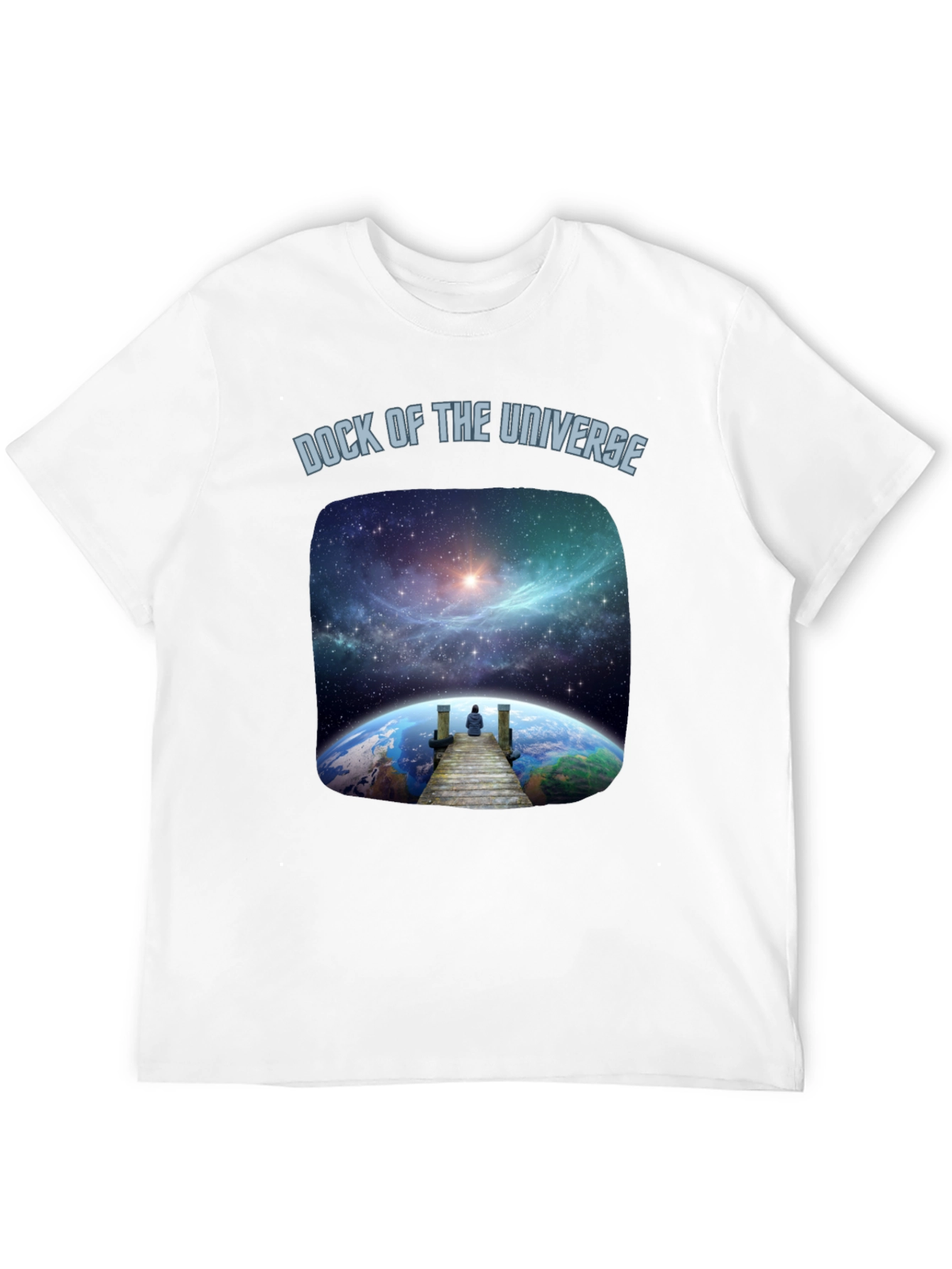 Black Dock of the Universe Graphic T-Shirt - Cosmic Dreams view 12
