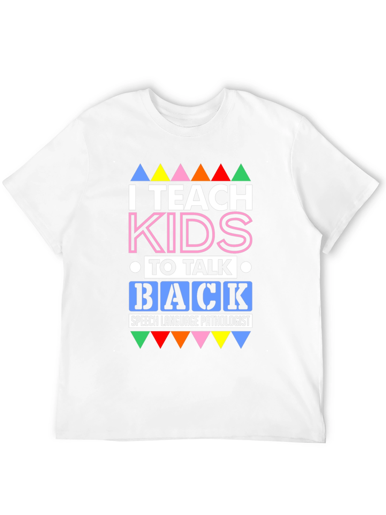 Black I Teach Kids to Talk Back T-Shirt view 12