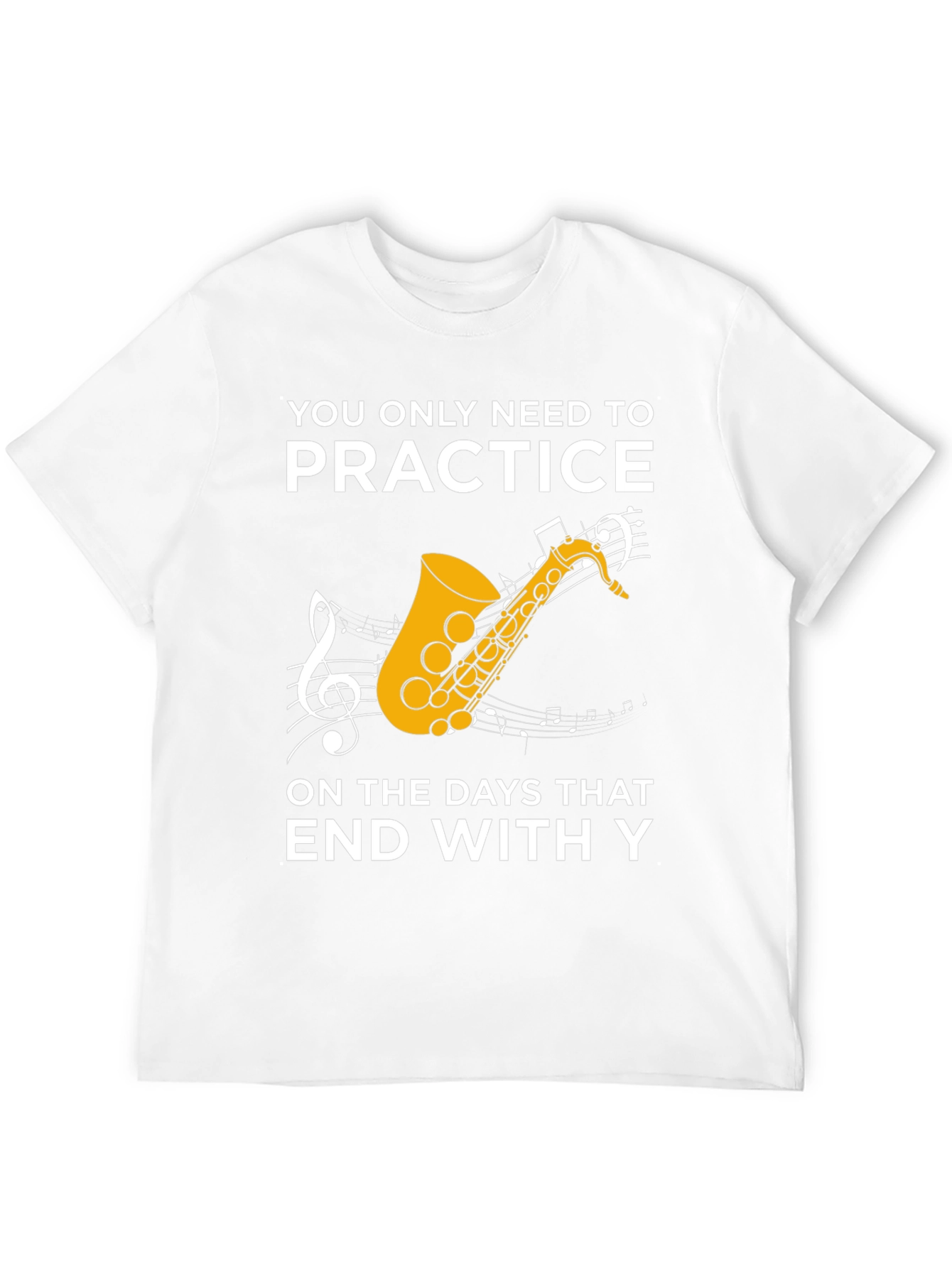 Black Practice Saxophone Humor T-Shirt view 12