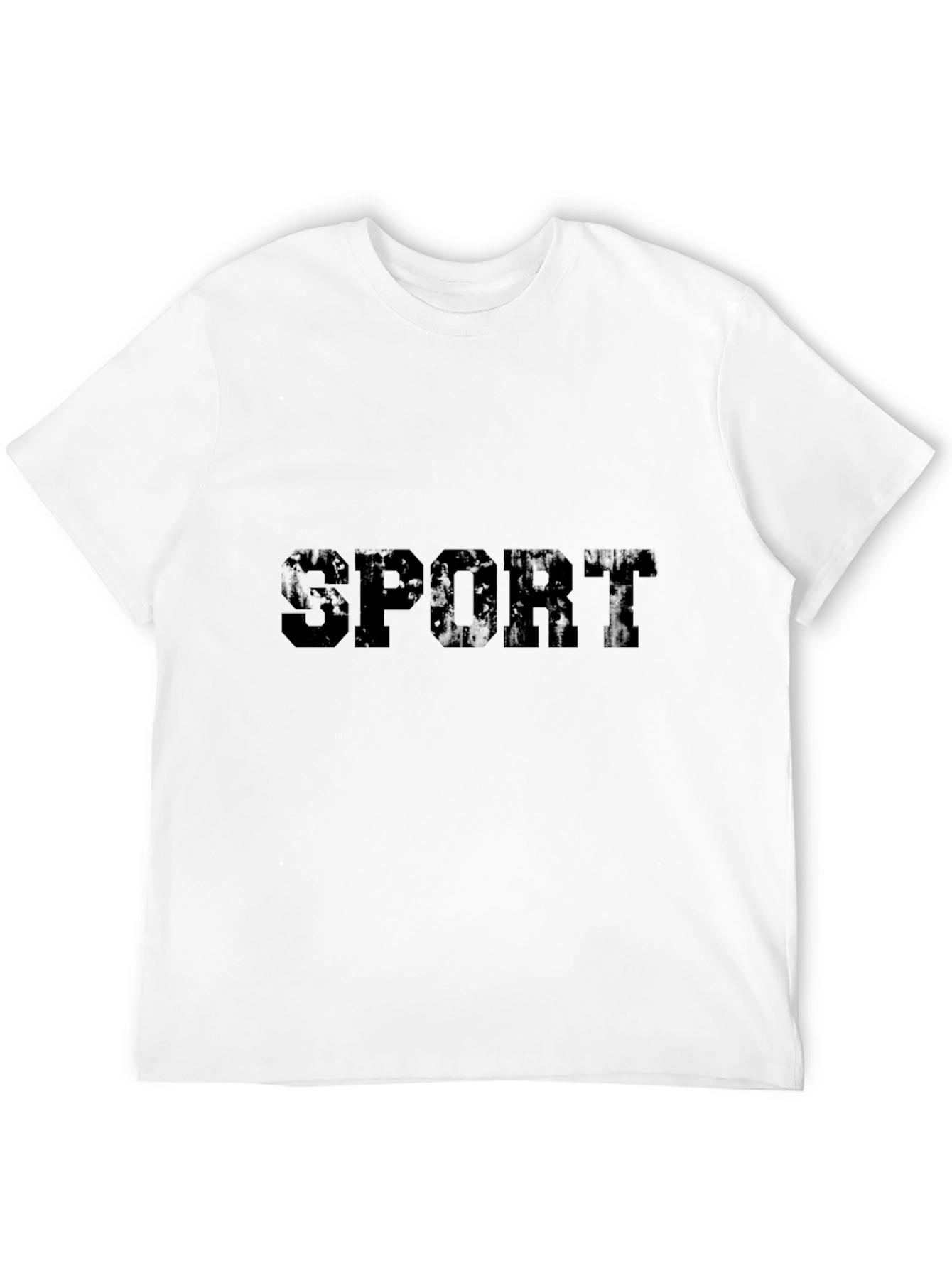 Men's Black "SPORT" Graphic T-Shirt - 12