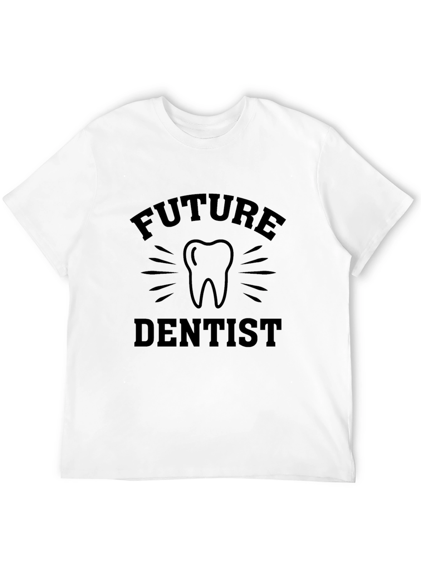 Black Future Dentist T-Shirt - Dental Student Gift view 12