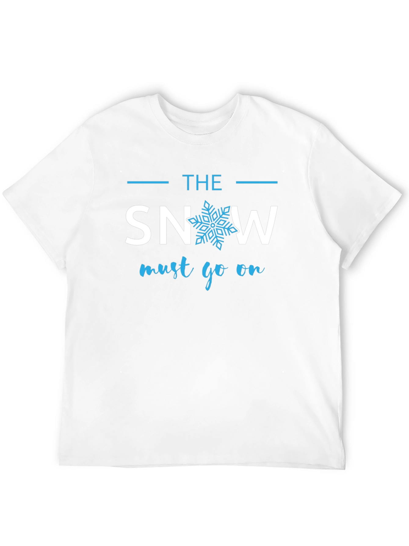Black The Snow Must Go On Graphic Tee - Cotton Blend view 12