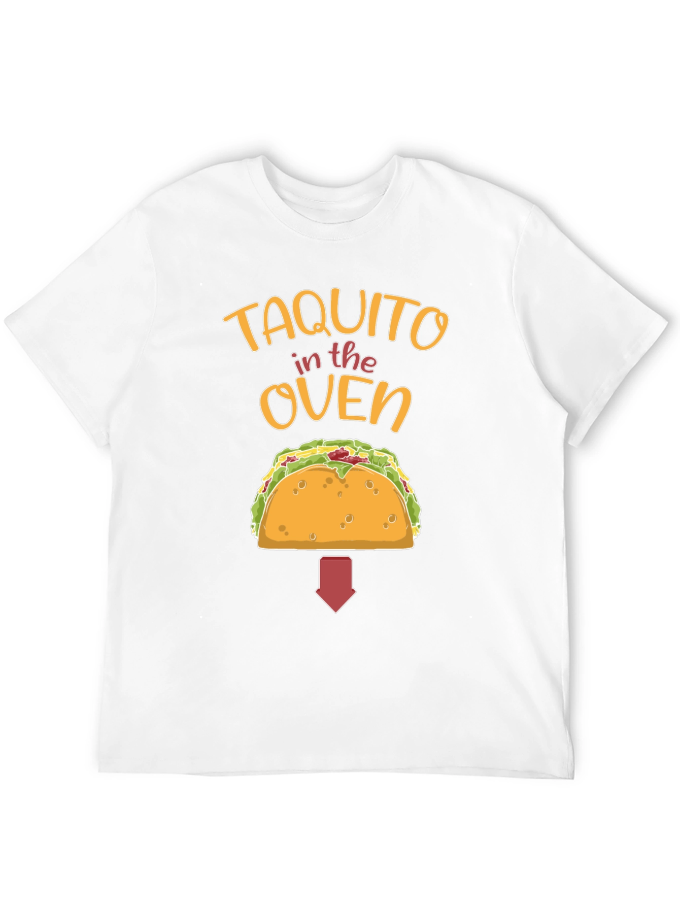 Taquito in the Oven Pregnancy Announcement T-Shirt - 12