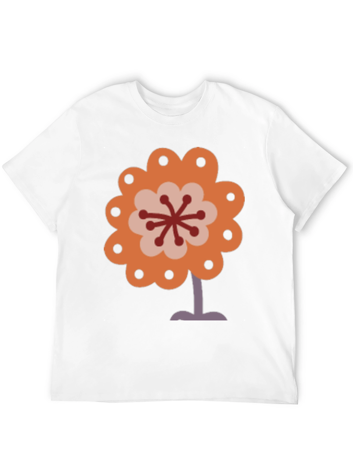 Black Retro Flower Power Graphic Tee - Black view 12