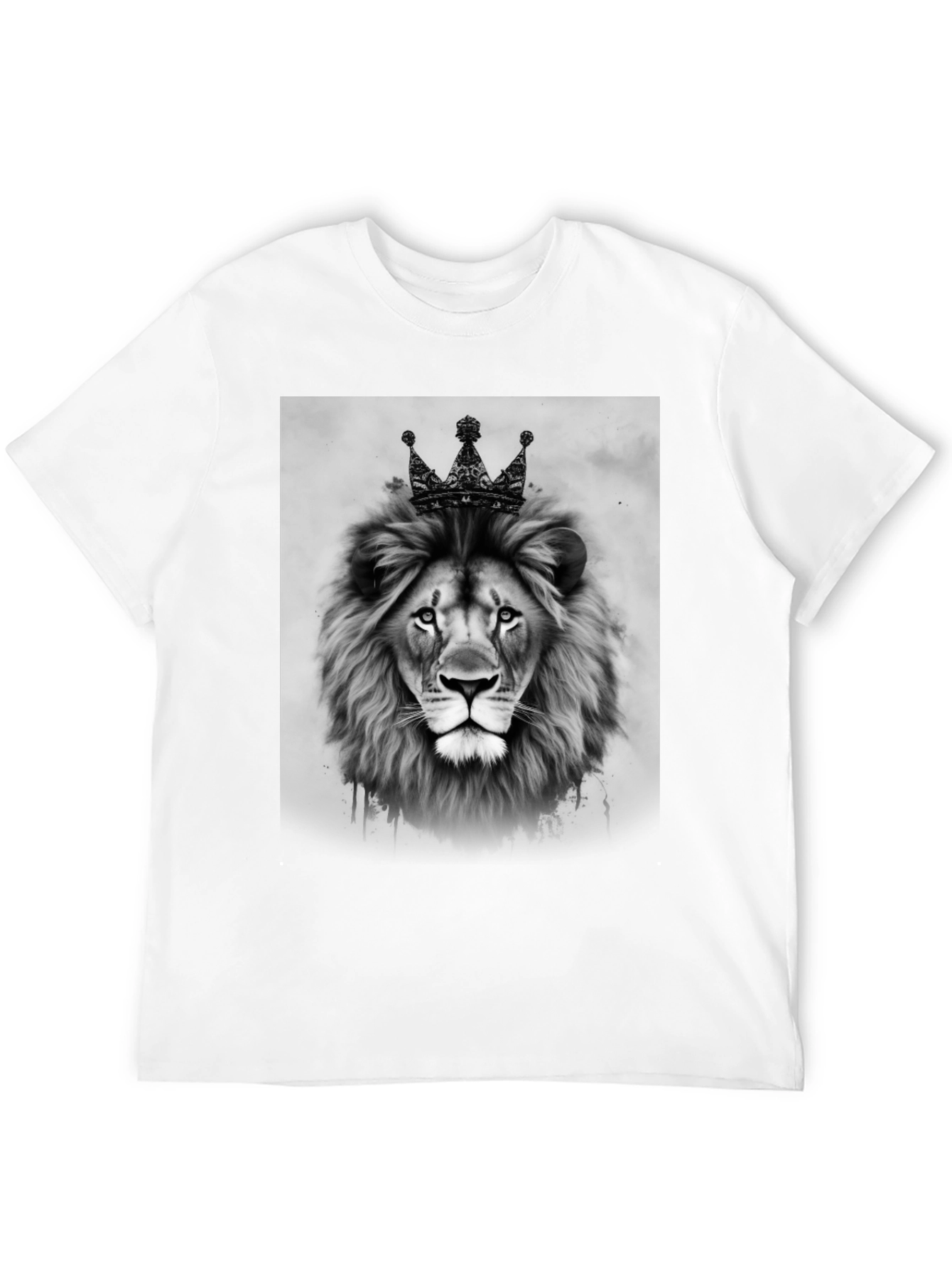 Black Lion King Graphic Tee - Black Unisex T-Shirt view 12