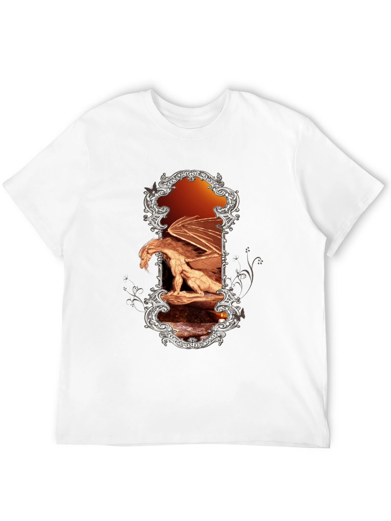 Black Dragon Graphic Black T-Shirt view 12