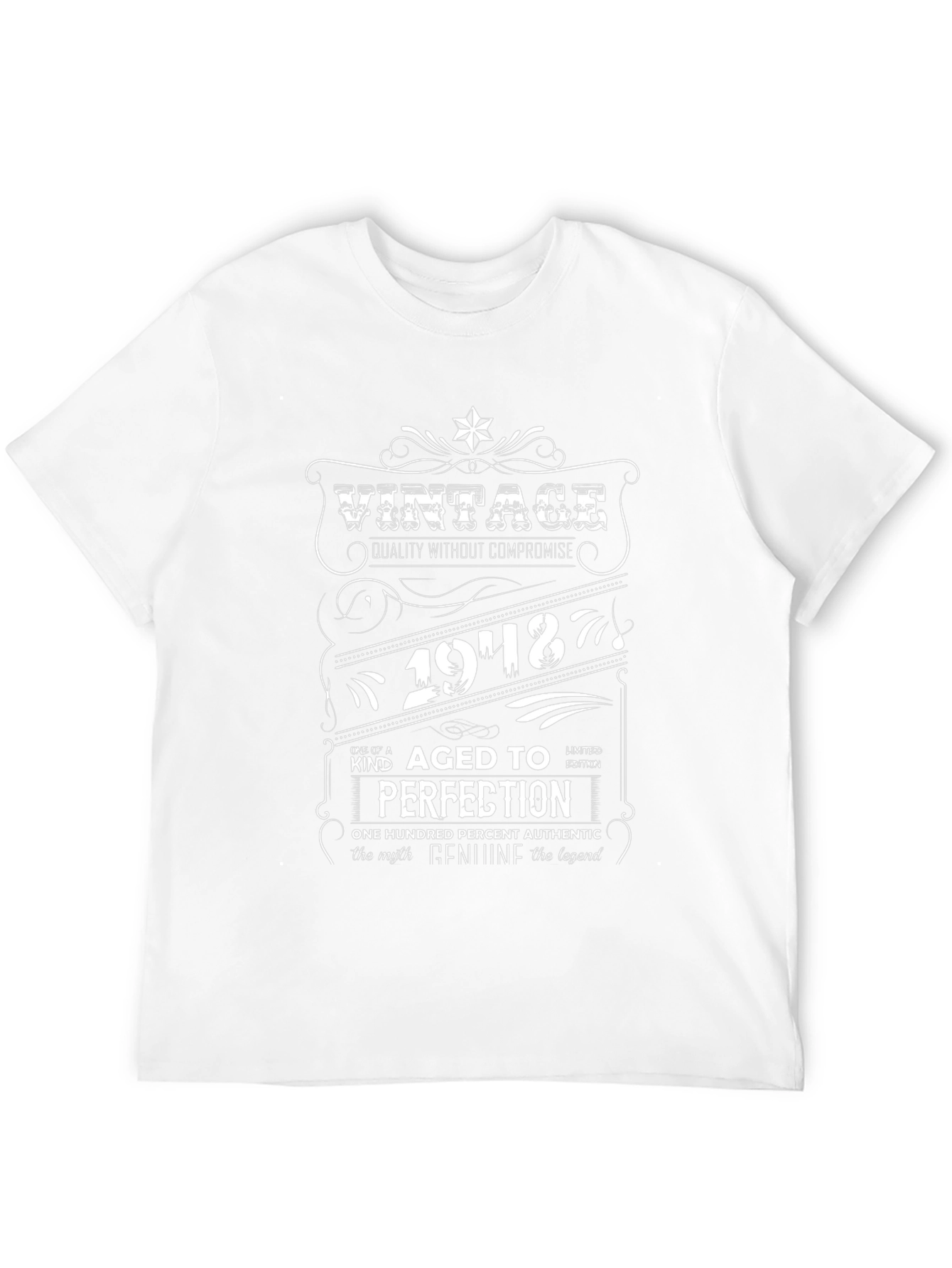 Black Vintage 1948 Aged to Perfection T-Shirt view 12