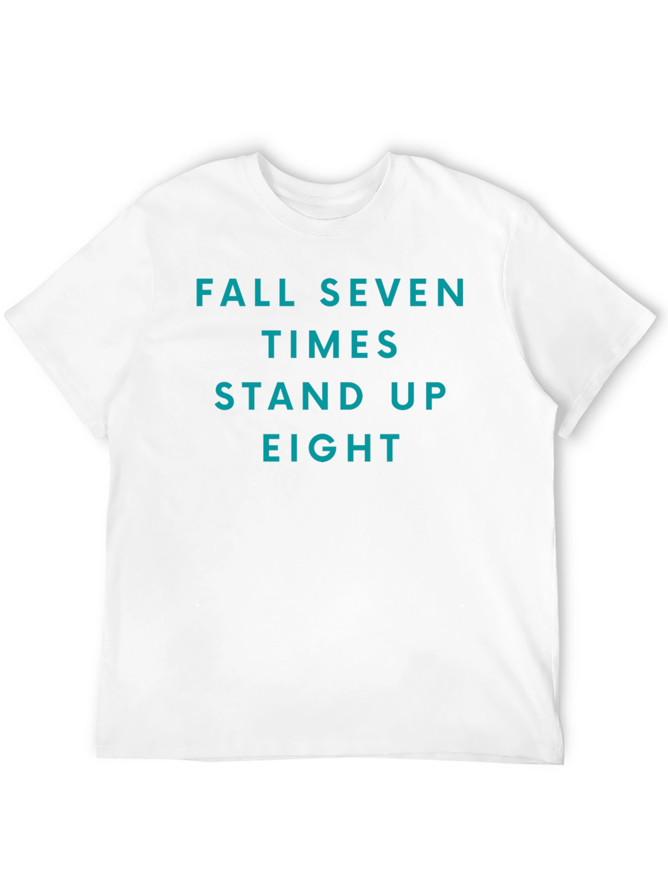 Black Fall Seven Times Stand Up Eight T-Shirt view 12