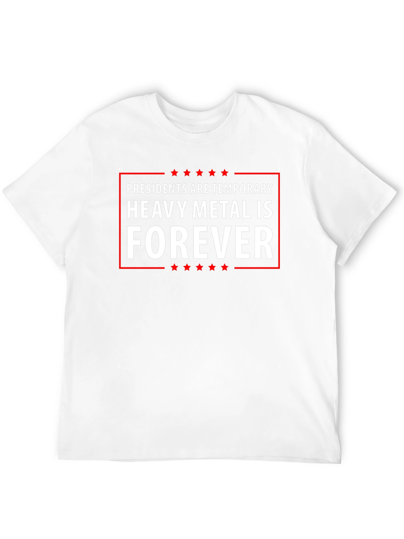 Black Heavy Metal Forever Tee - Presidents Are Temporary view 12