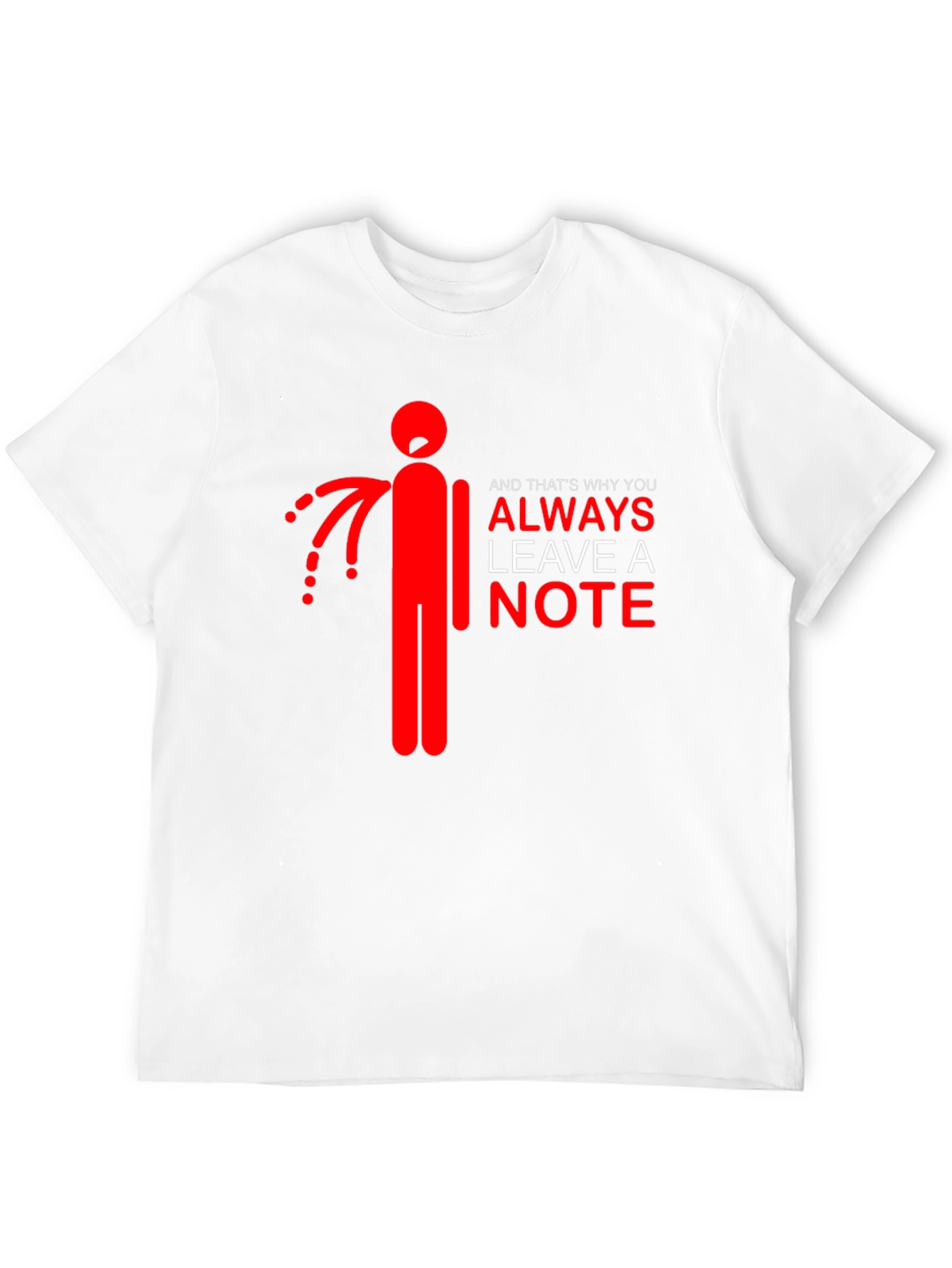 Black Always Leave a Note Graphic Tee view 12