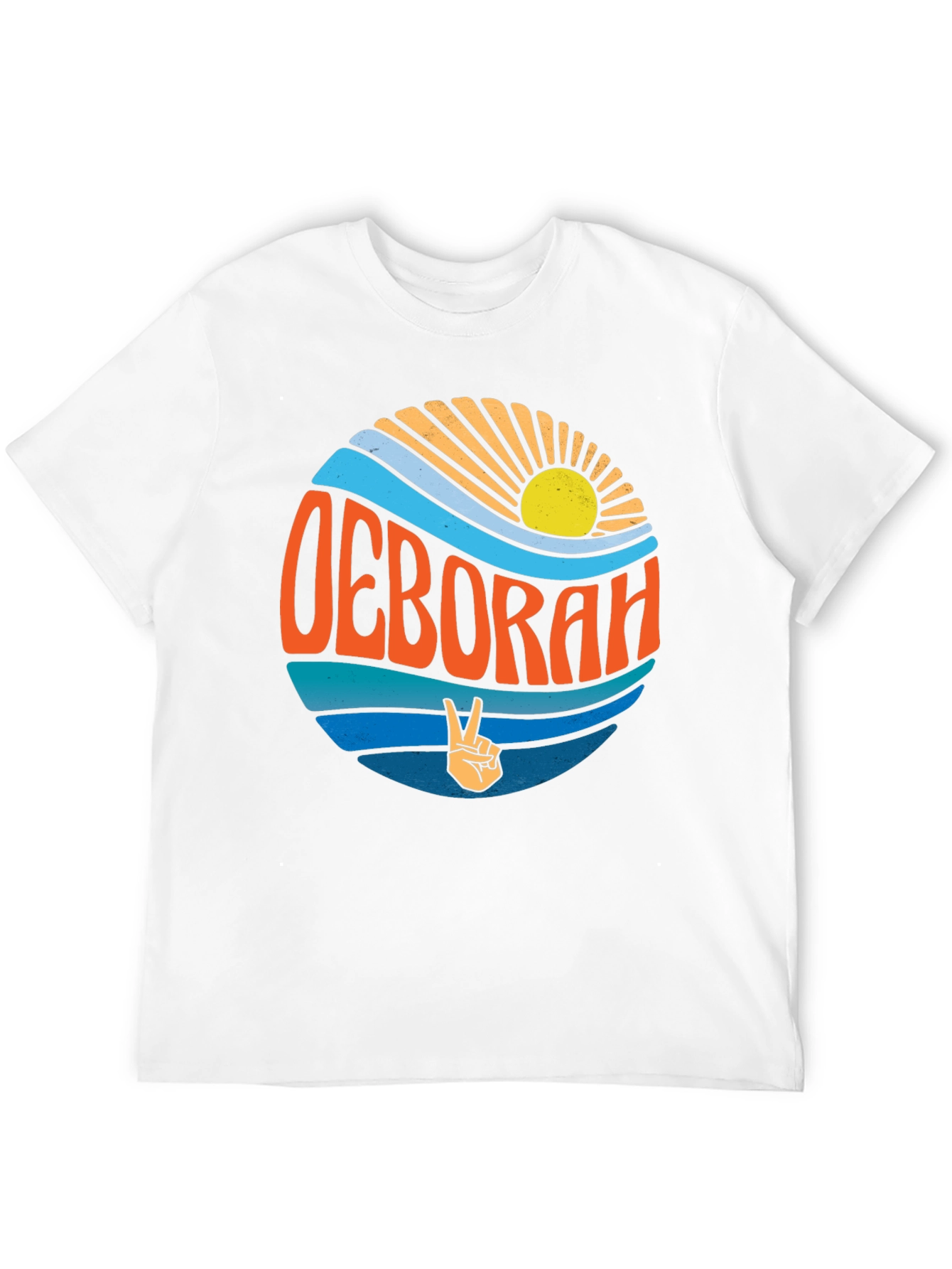 Black Deborah Retro Graphic T-Shirt - Peace & Sun view 12