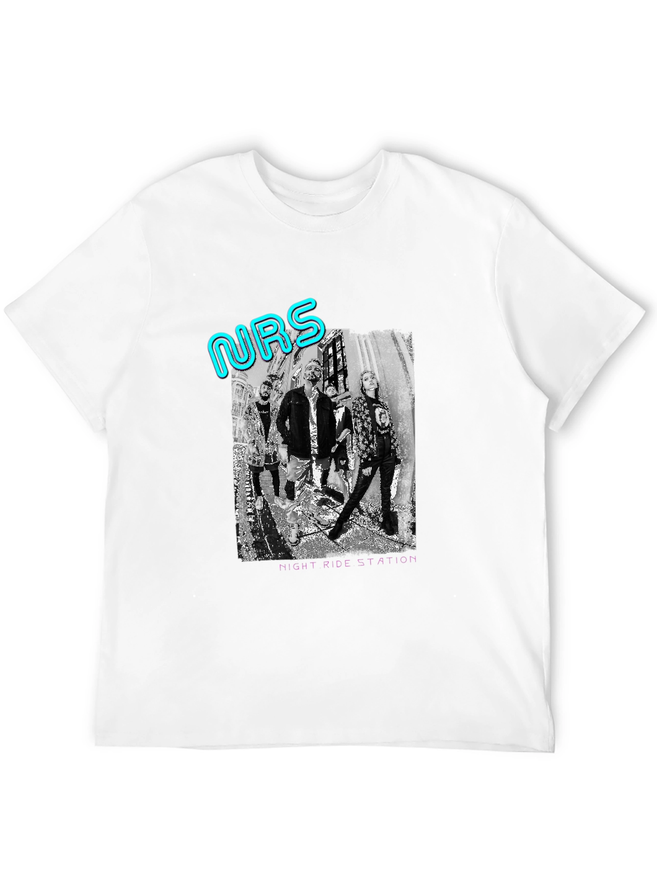 Black Night Riots Station Graphic Tee view 12