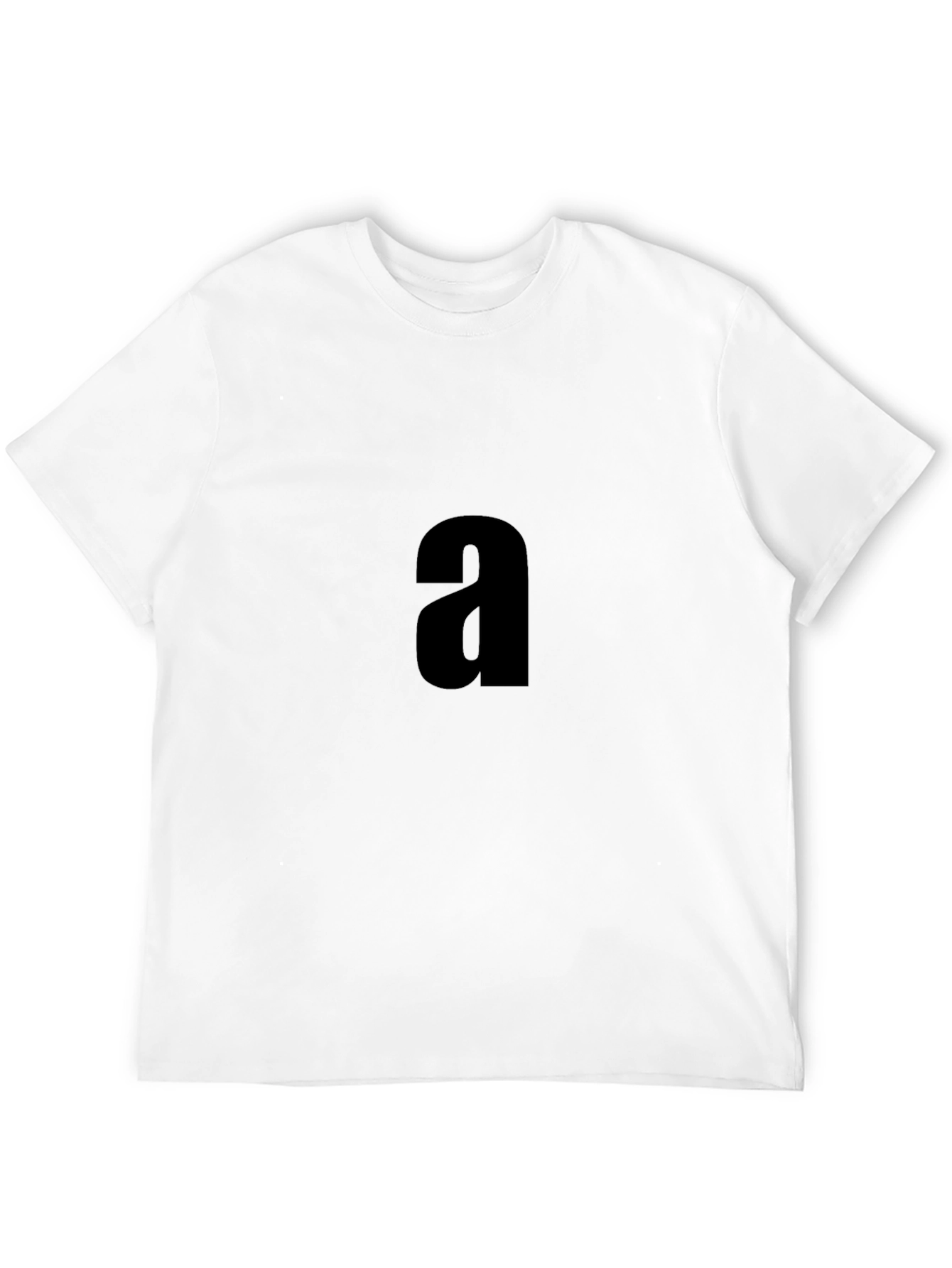 Black Black "a" Graphic Tee view 12