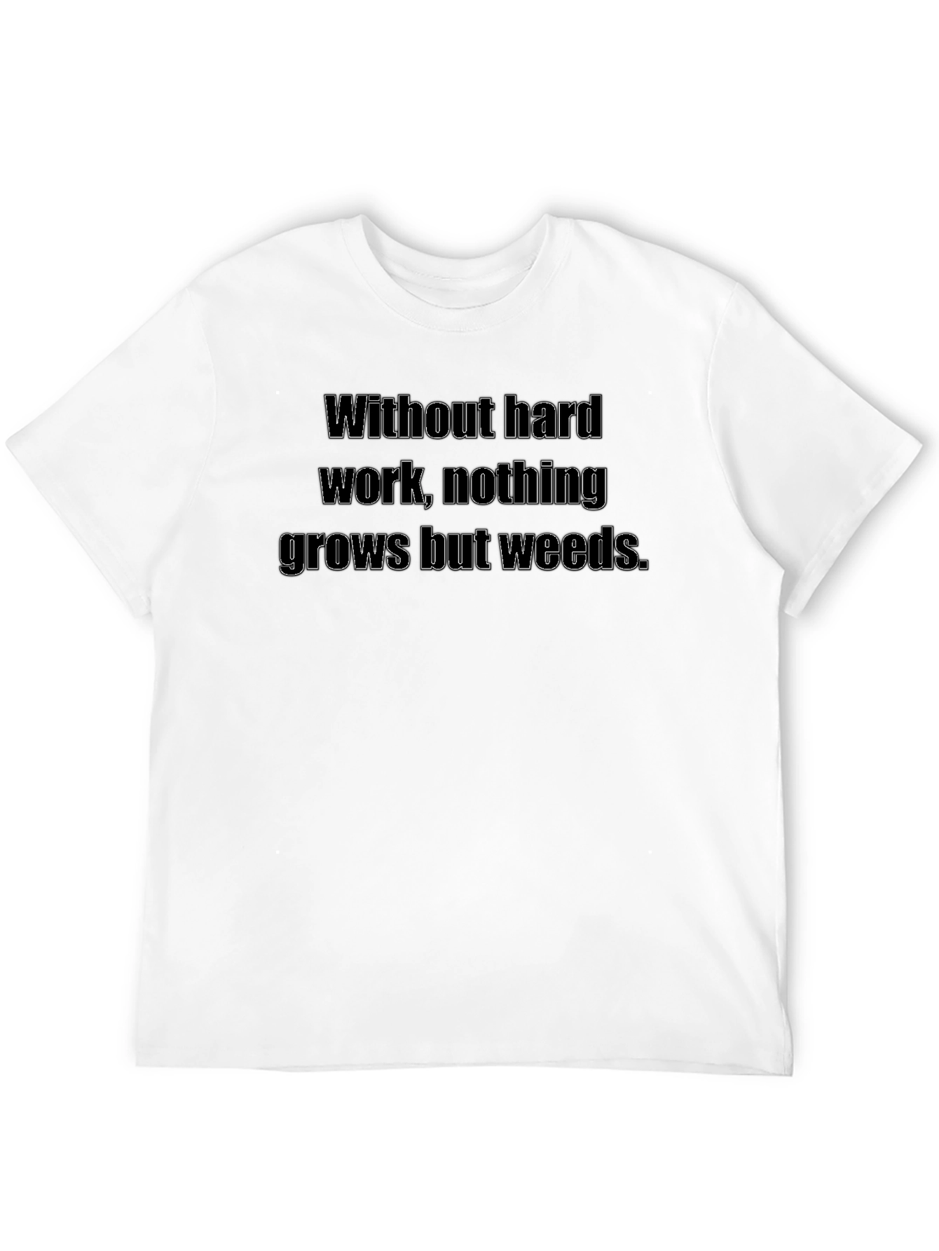 Black Inspirational Quote T-Shirt - Hard Work Pays Off view 12